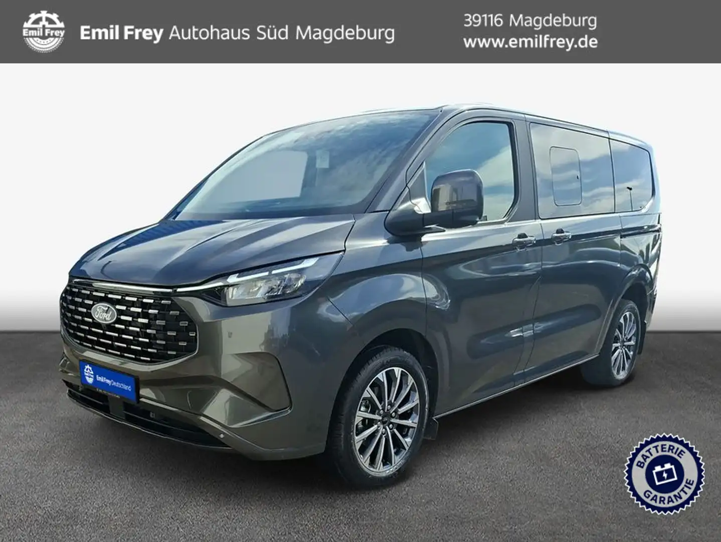 Ford Tourneo Custom 340 PHEV L1H1 VA TitaniumX 87 kW, 5 Grijs - 1