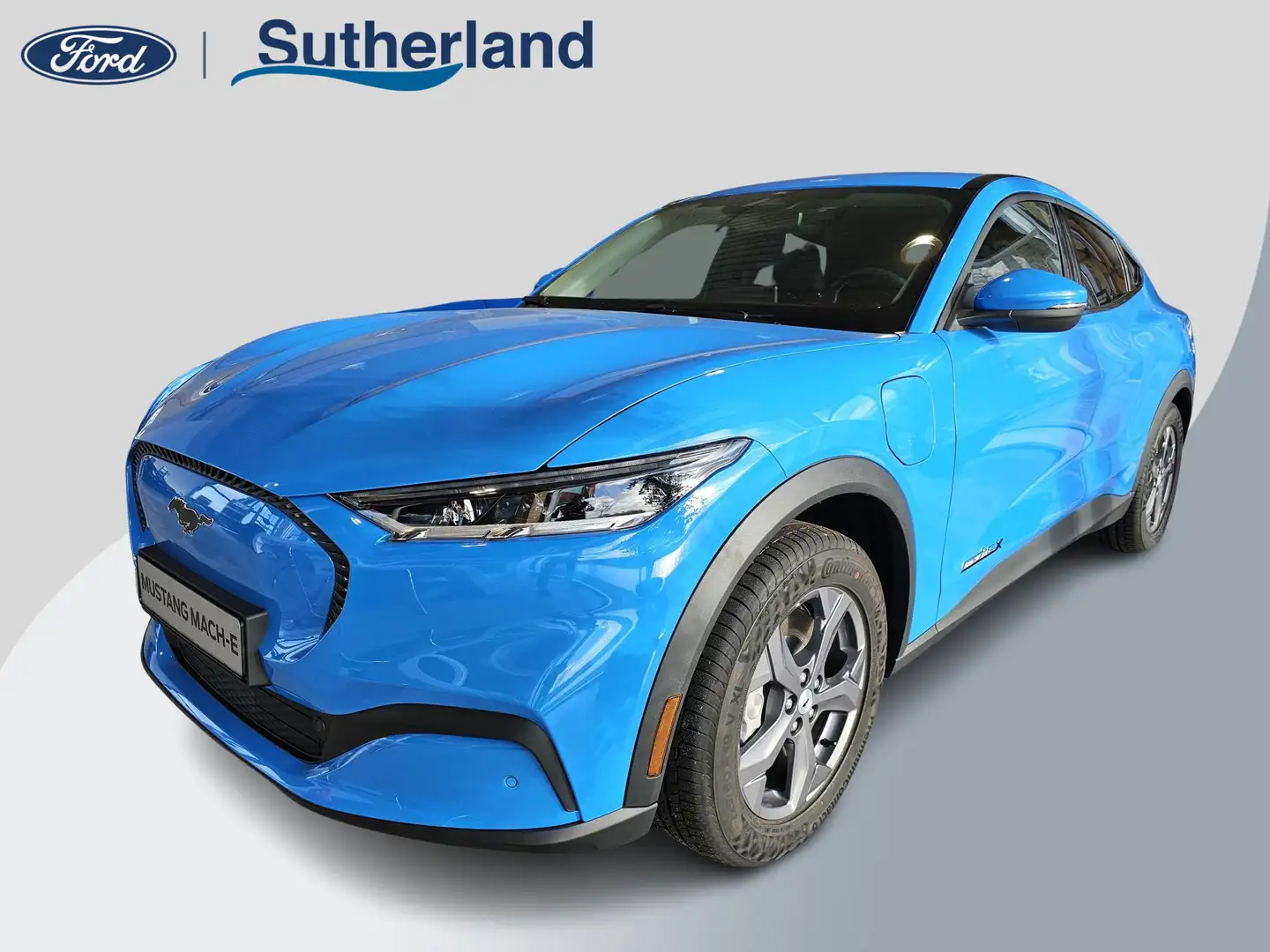 Ford Mustang Mach-E 98kWh Extended RWD 291pk Nieuw Voorraad | Grabber Modrá - 1