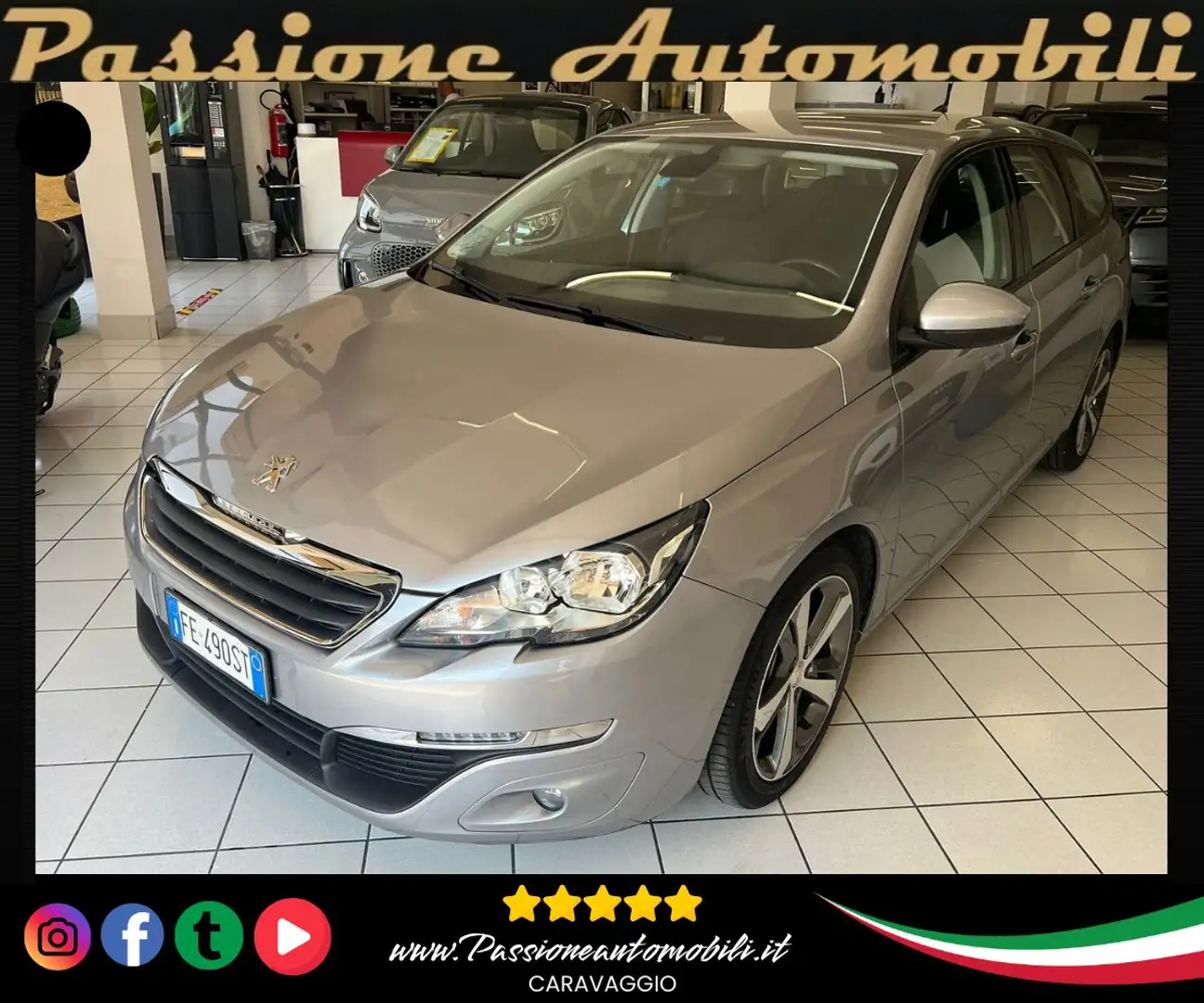 Peugeot 308 308 SW 1.6 bluehdi Allure Grigio - 1