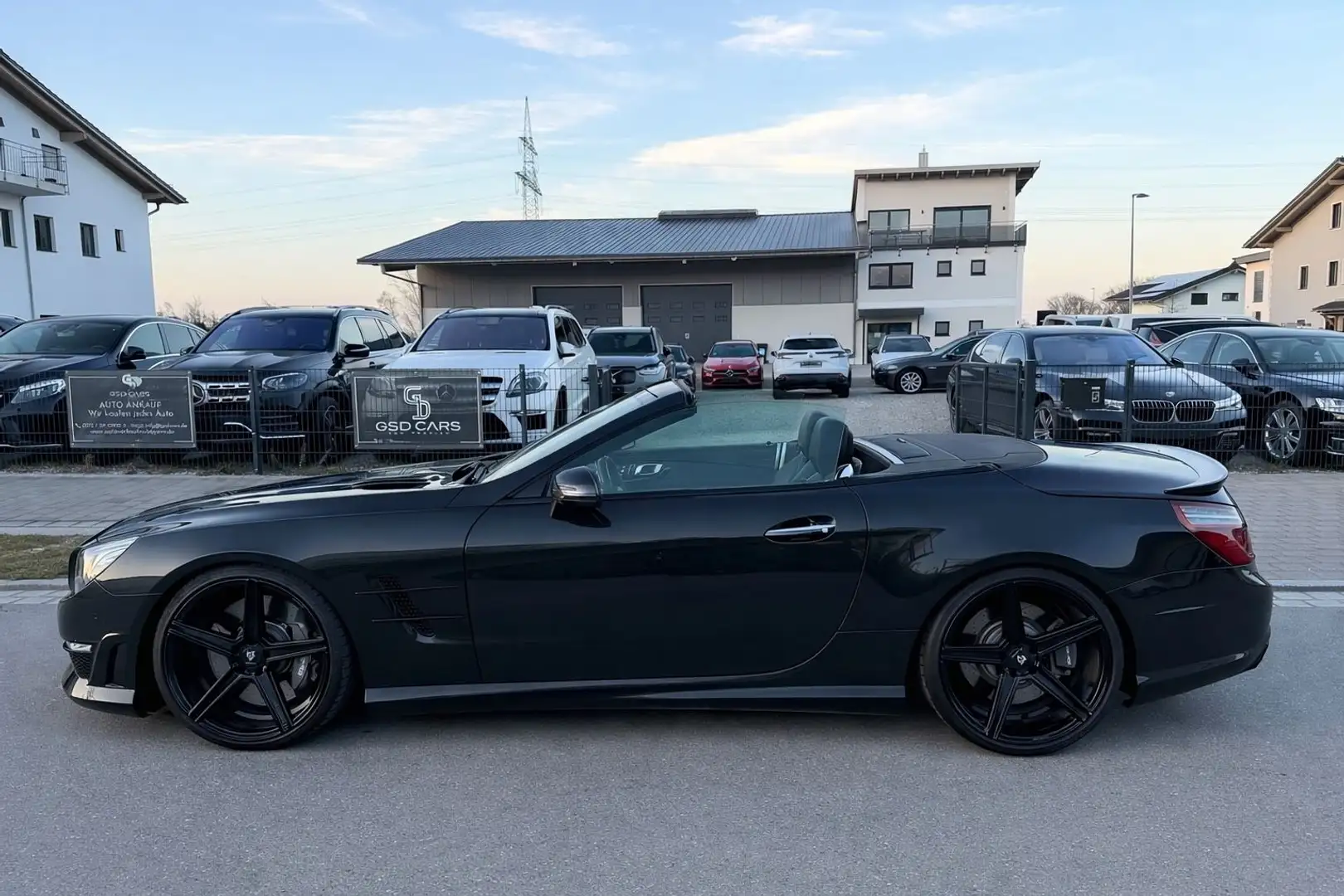 Mercedes-Benz SLR SL 63 AMG I Carbon I AirScraf I 20 Zoll I dt.Fzg Schwarz - 2