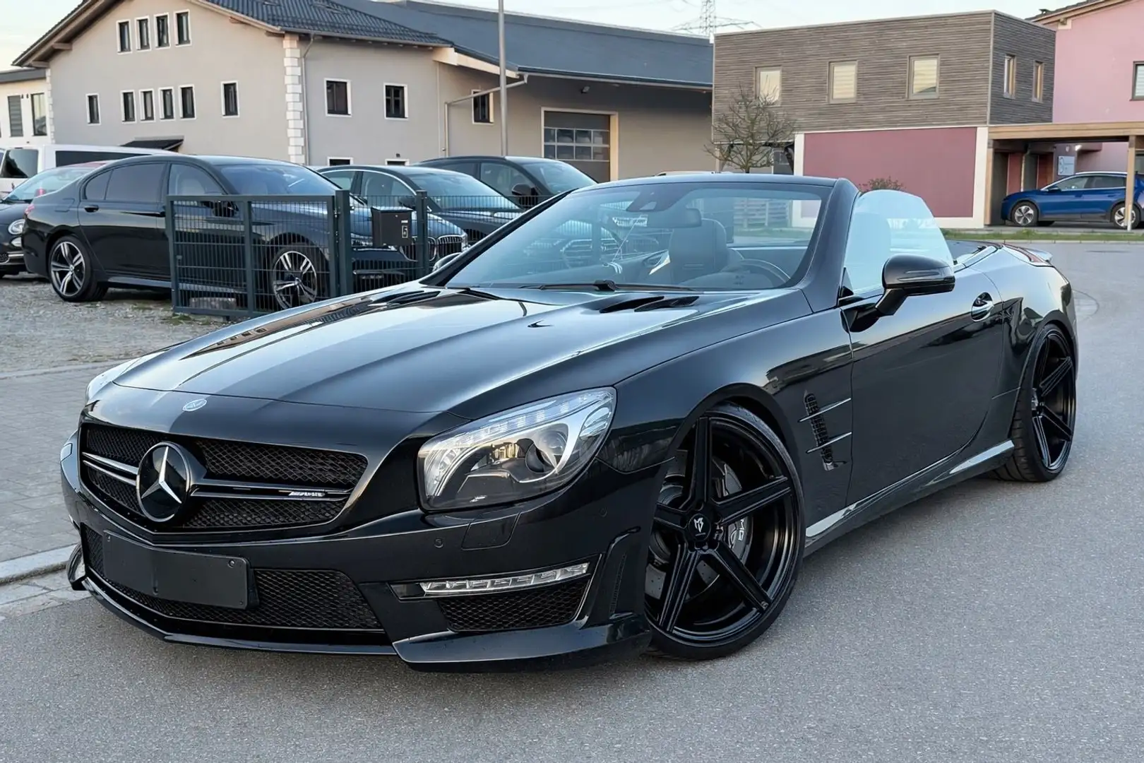 Mercedes-Benz SLR SL 63 AMG I Carbon I AirScraf I 20 Zoll I dt.Fzg Schwarz - 1