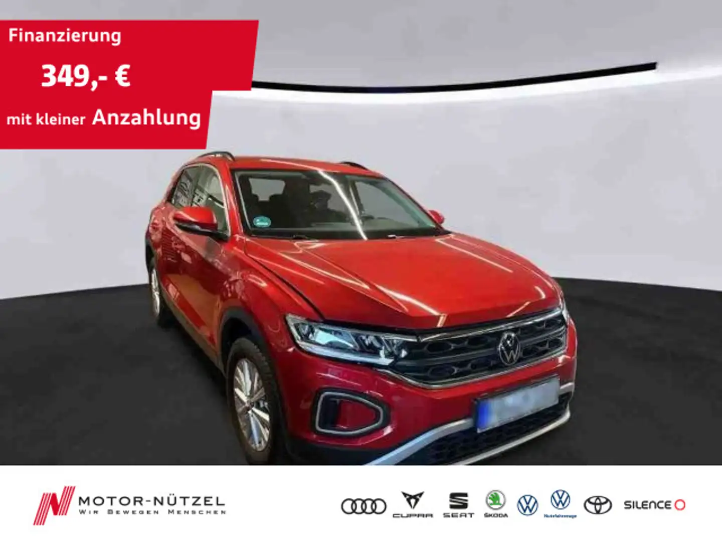 Volkswagen T-Roc 1.5 TSI DSG LIFE 5JG+LED+NAVI+STDHZG+BEATS Rot - 1