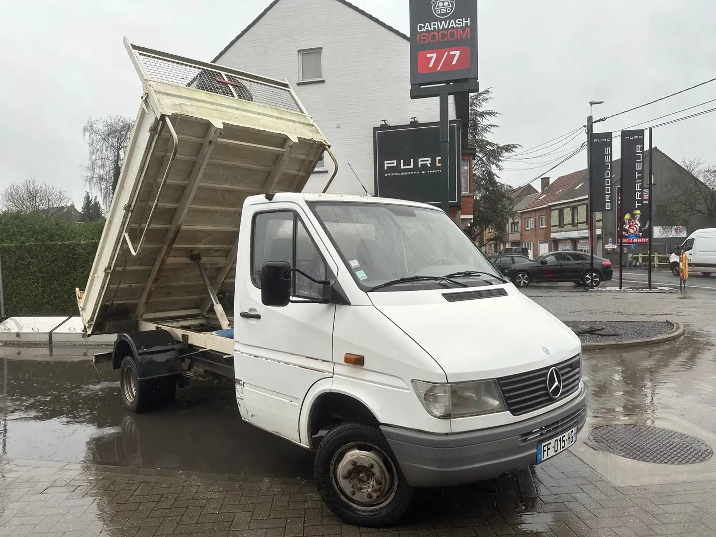 Mercedes-Benz Sprinter 408 benne basculante start drive super Bílá - 1