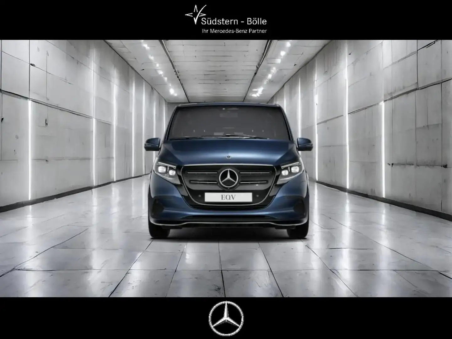 Mercedes-Benz EQV 300 DISTRONIC+KAMERA+NAVI+PTS+7SI+KLIMA+MOPF Bleu - 2