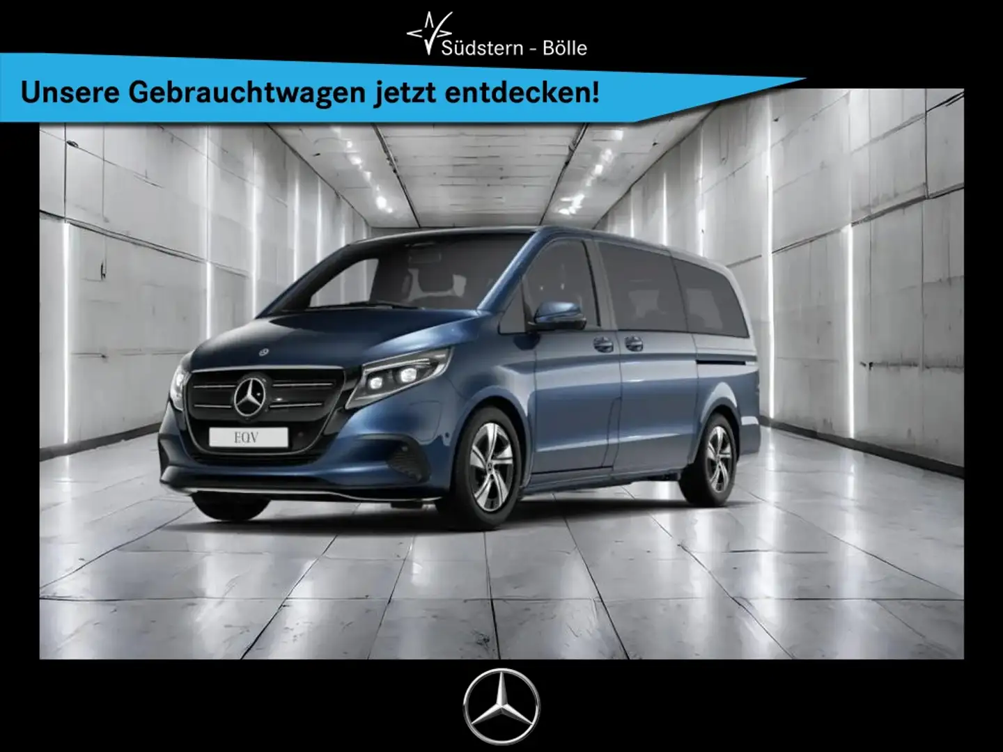 Mercedes-Benz EQV 300 DISTRONIC+KAMERA+NAVI+PTS+7SI+KLIMA+MOPF Bleu - 1