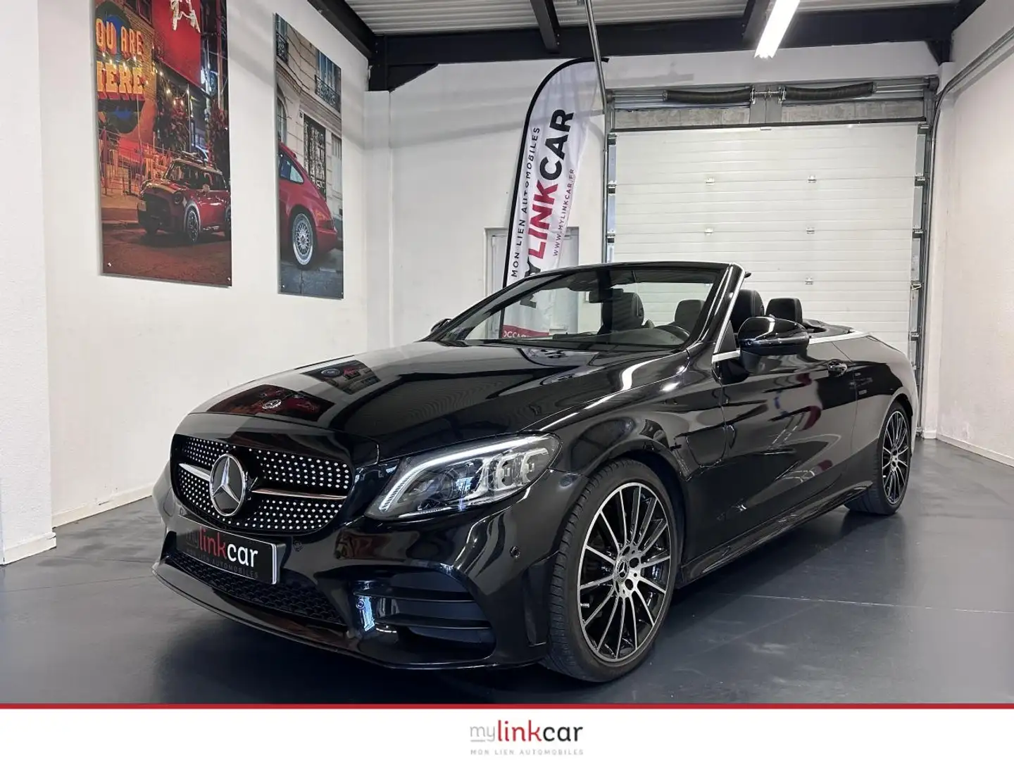 Mercedes-Benz C 200 Cabriolet C 200 AMG Line BVA 9G-Tronic Nero - 1