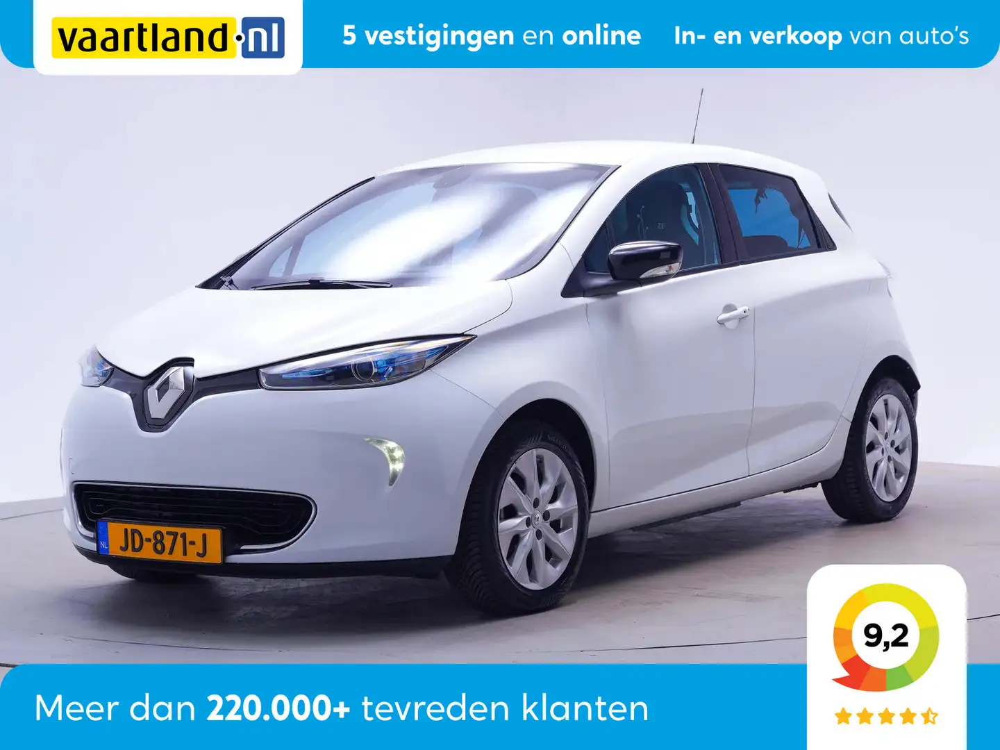 Renault ZOE Q210 ZEN Quickcharge 22 kwh [ Camera Climate contr Wit - 1