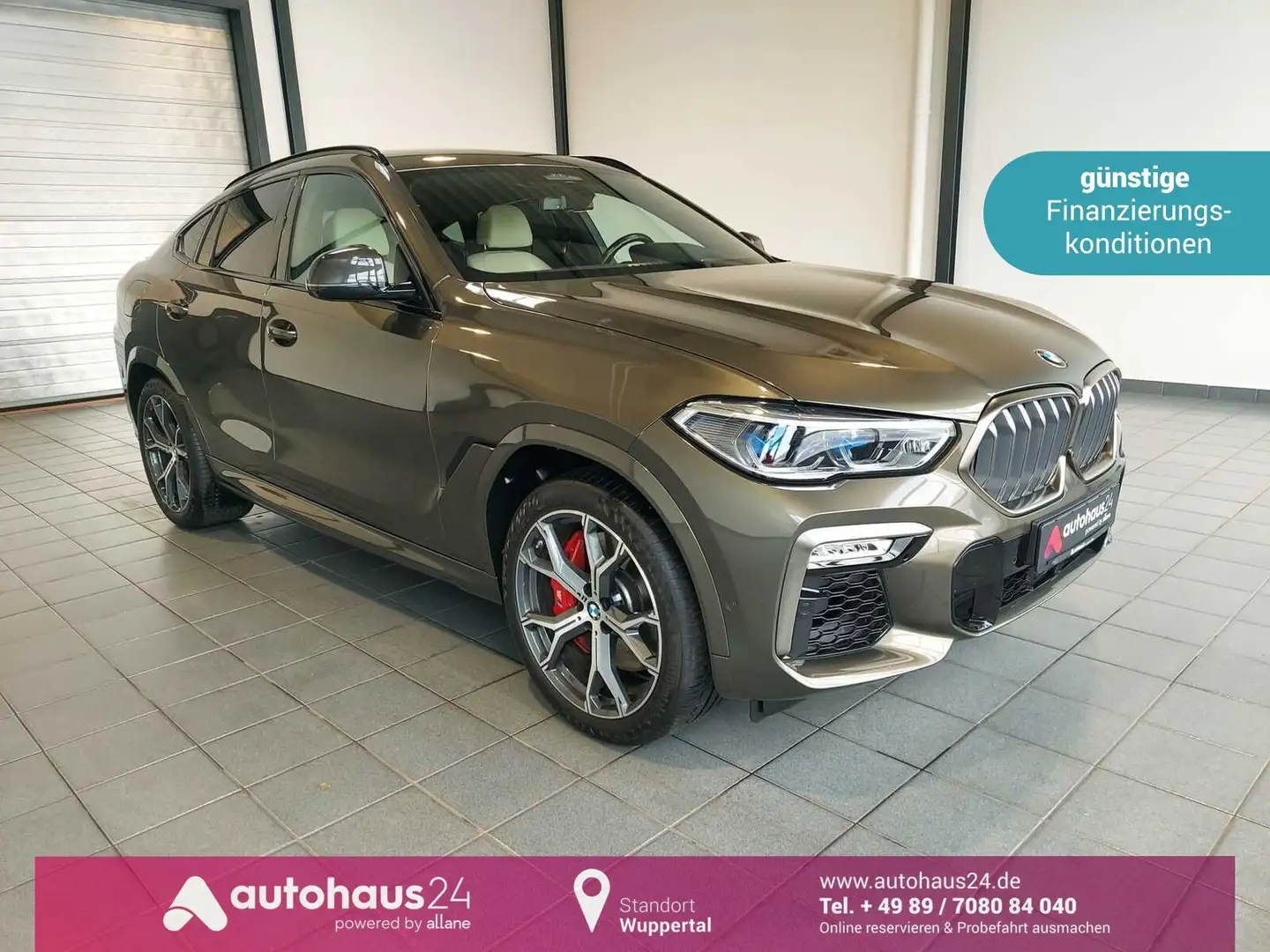 BMW X6 M50i  Pano|AHK|ACC|360°|Laser Gris - 1