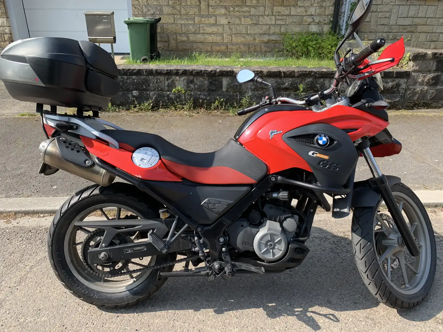 BMW G 650 GS top case SH 48liter Красный - 2