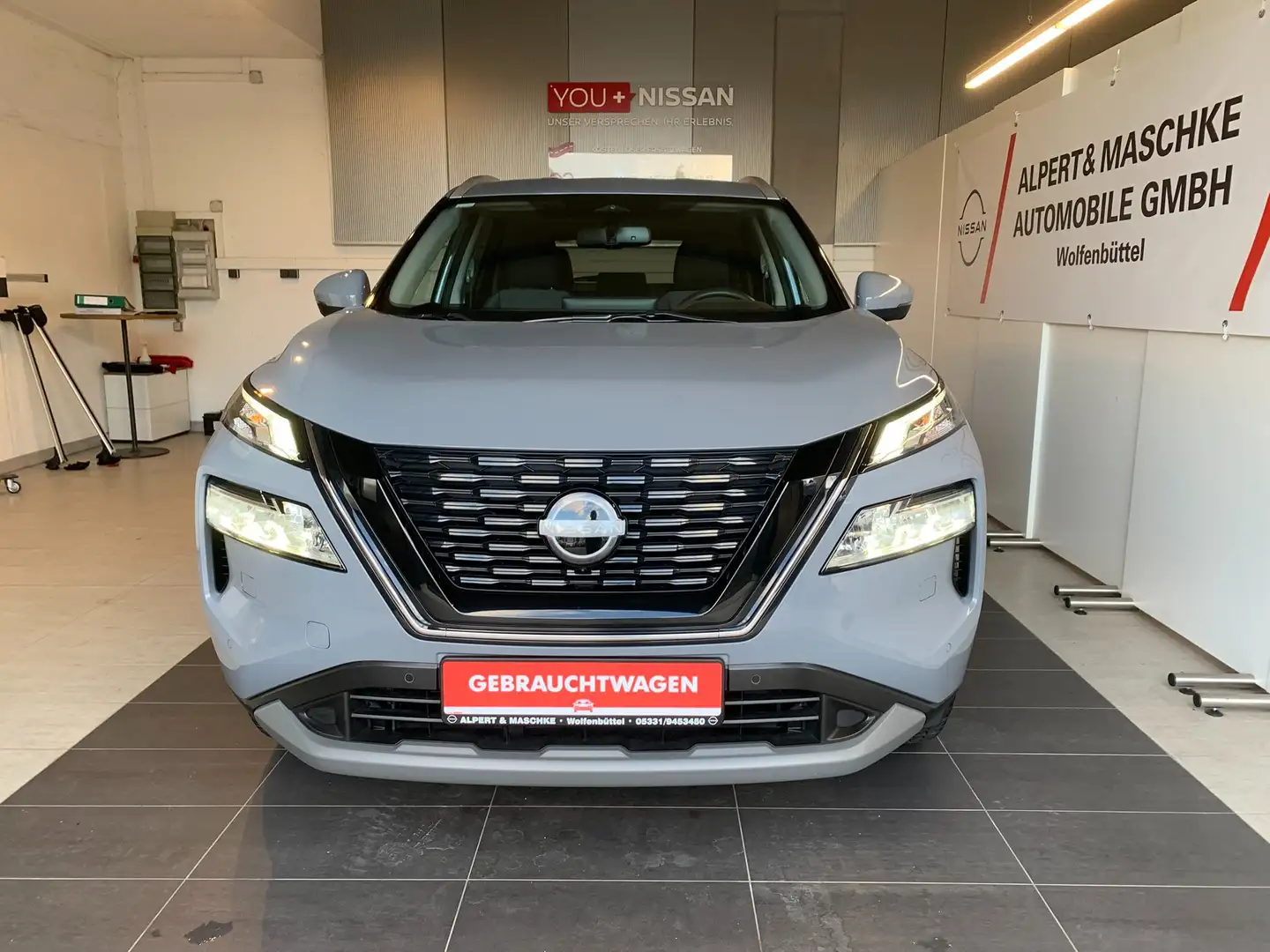 Nissan X-Trail N-Connecta e-Power Wartungsvertrag bis 2028/AHK Grau - 2