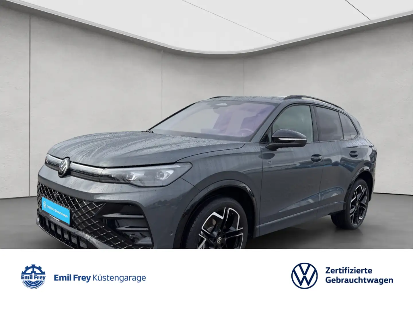 Volkswagen Tiguan R-Line 2,0l TDI DSG 4MOTION AHK PANO SHZ Grau - 1