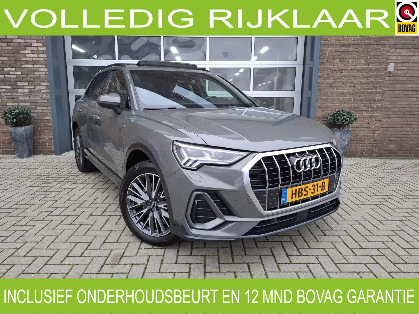 Audi Q3 45 TFSI e S edition Panorama/19INCH/trekhaak Grijs - 1