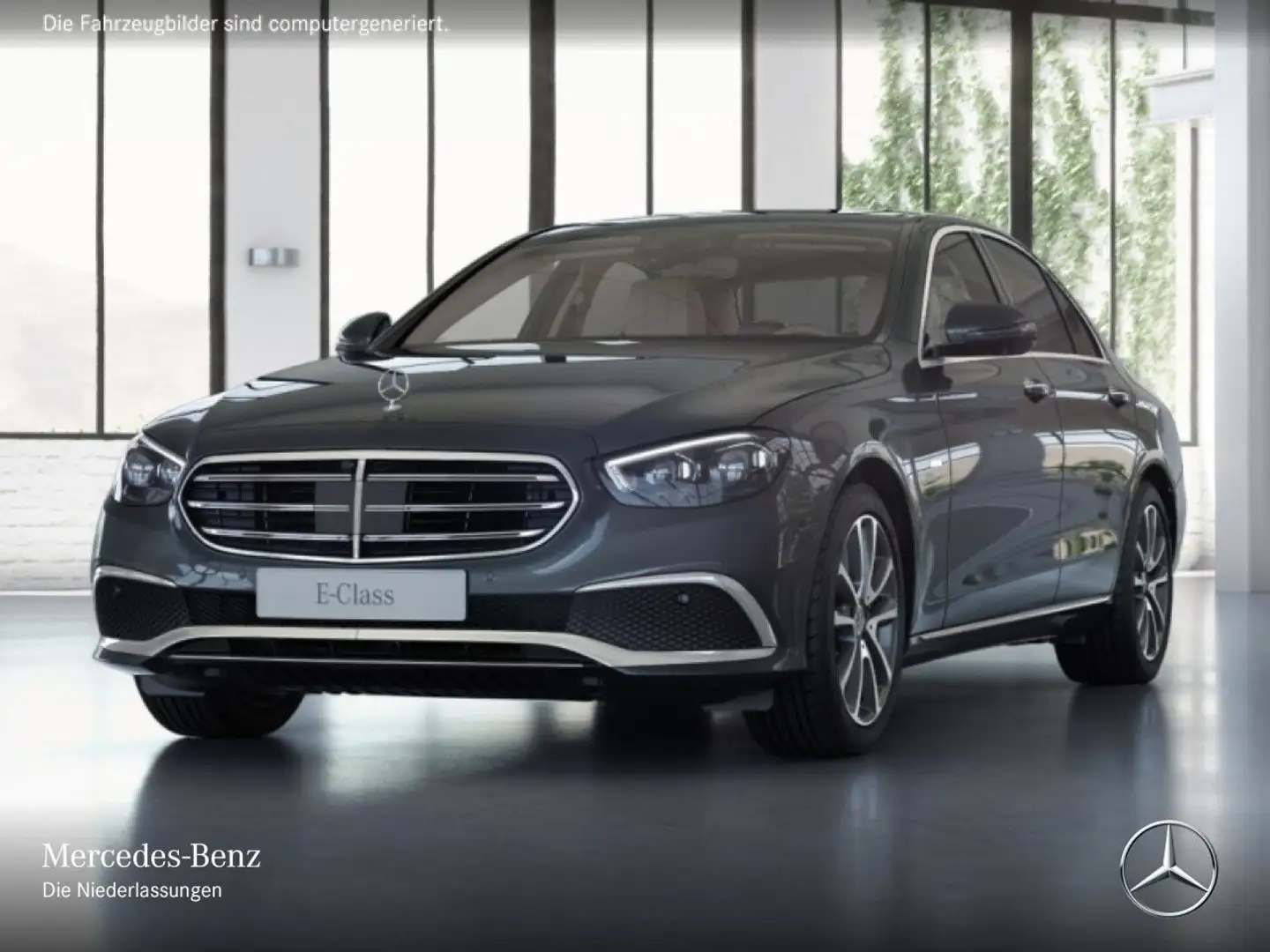 Mercedes-Benz E 300 e EXCLUSIVE+360+MULTIBEAM+FAHRASS+BURMESTER Grau - 2