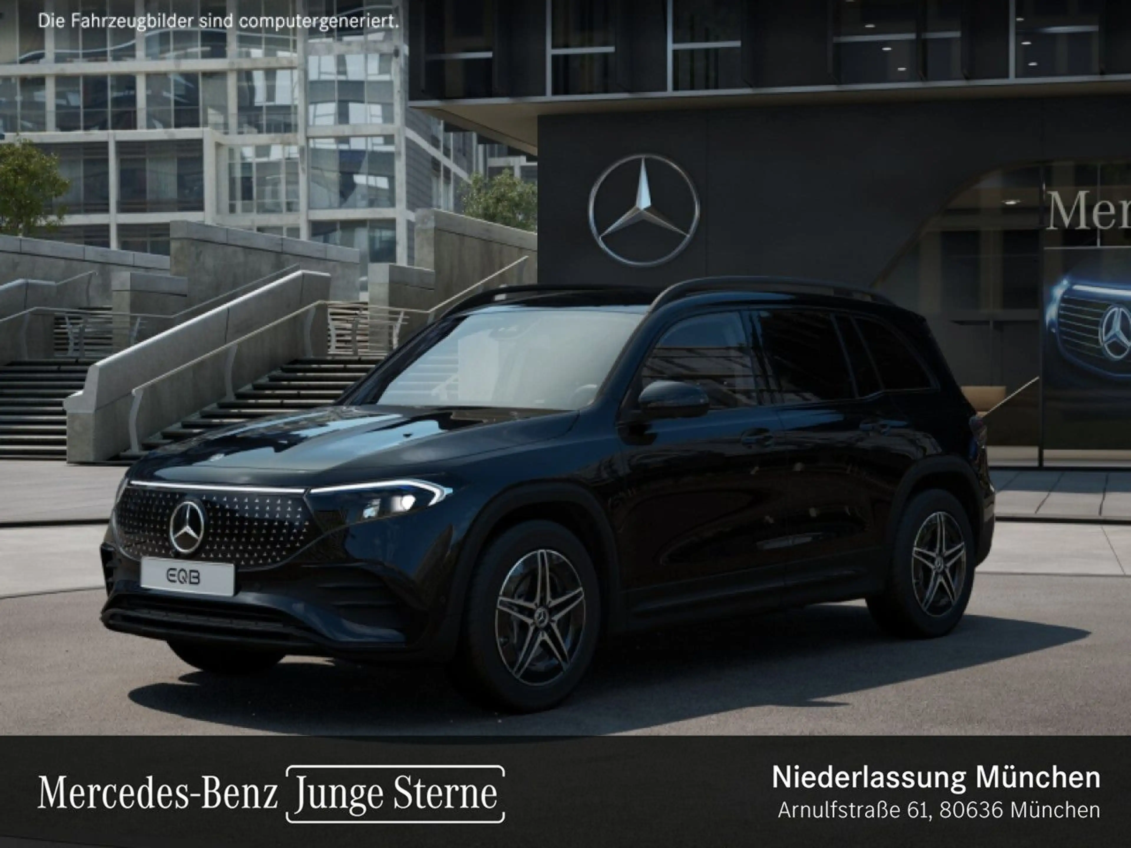 Mercedes-Benz EQB 250 AMG+NIGHT+ADVANCED+AHK+360+MEMORY+HUD+SPUR — photo 14