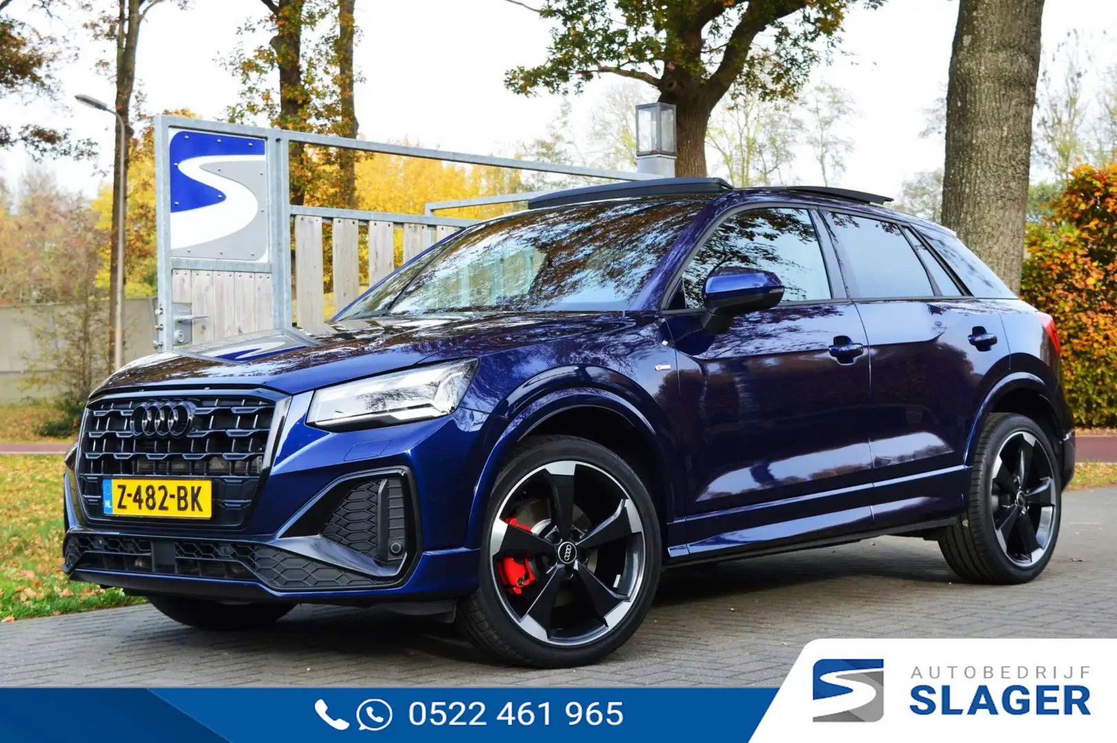 Audi Q2 35 TFSI Edition one - 2x S-line|Pano|Matrix|Sonos| Blauw - 1
