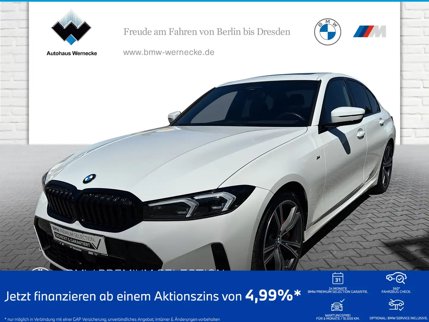 BMW 330 i Limousine M Sportpaket HK HiFi DAB LED GSD Alb - 1