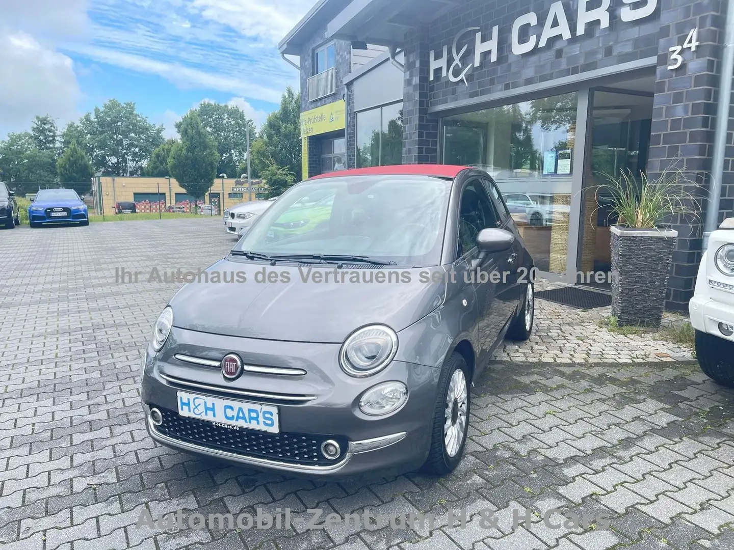 Fiat 500C 0.9 8V  Cabrio Lounge Klima Alu Grau - 1