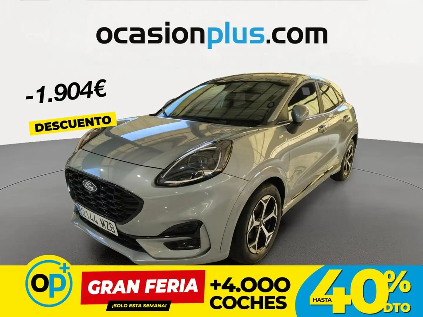 Ford Puma 1.0 EcoBoost MHEV ST-Line 125 Gris - 1