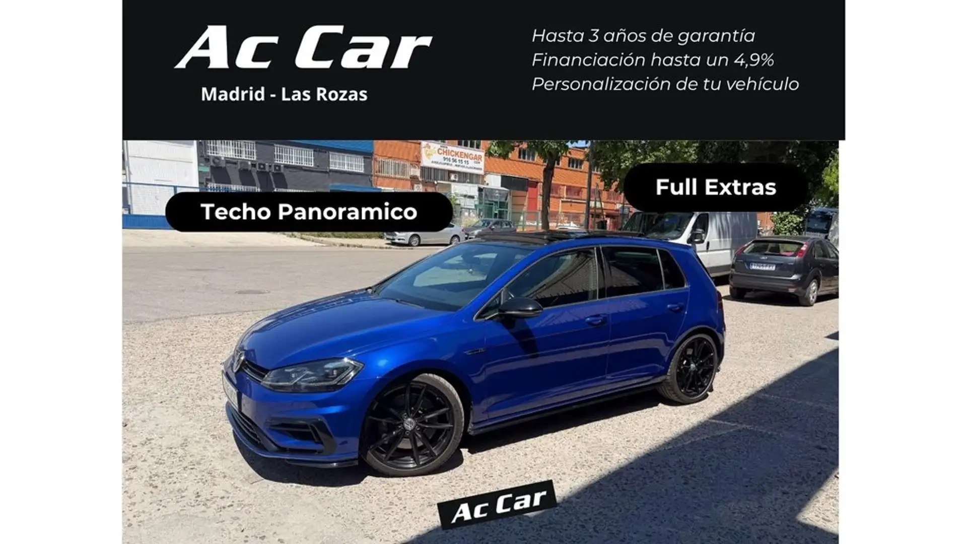 Volkswagen Golf R 2.0 TSI 221kW (300CV) 4Motion DSG Azul - 1