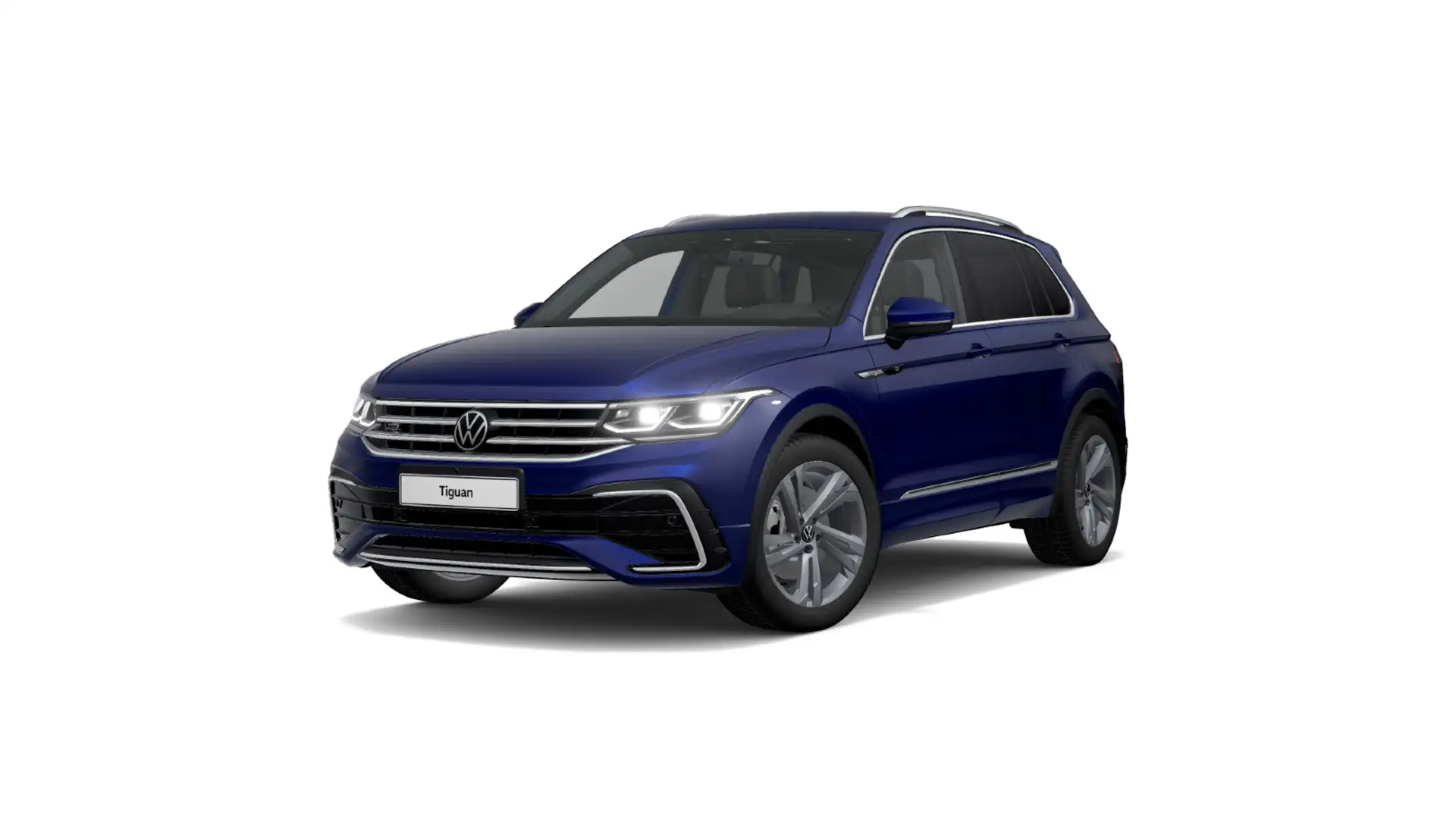Volkswagen Tiguan R-Line 2.0 TDI DSG 4M AHK MATRIX AREA VIE Blau - 2