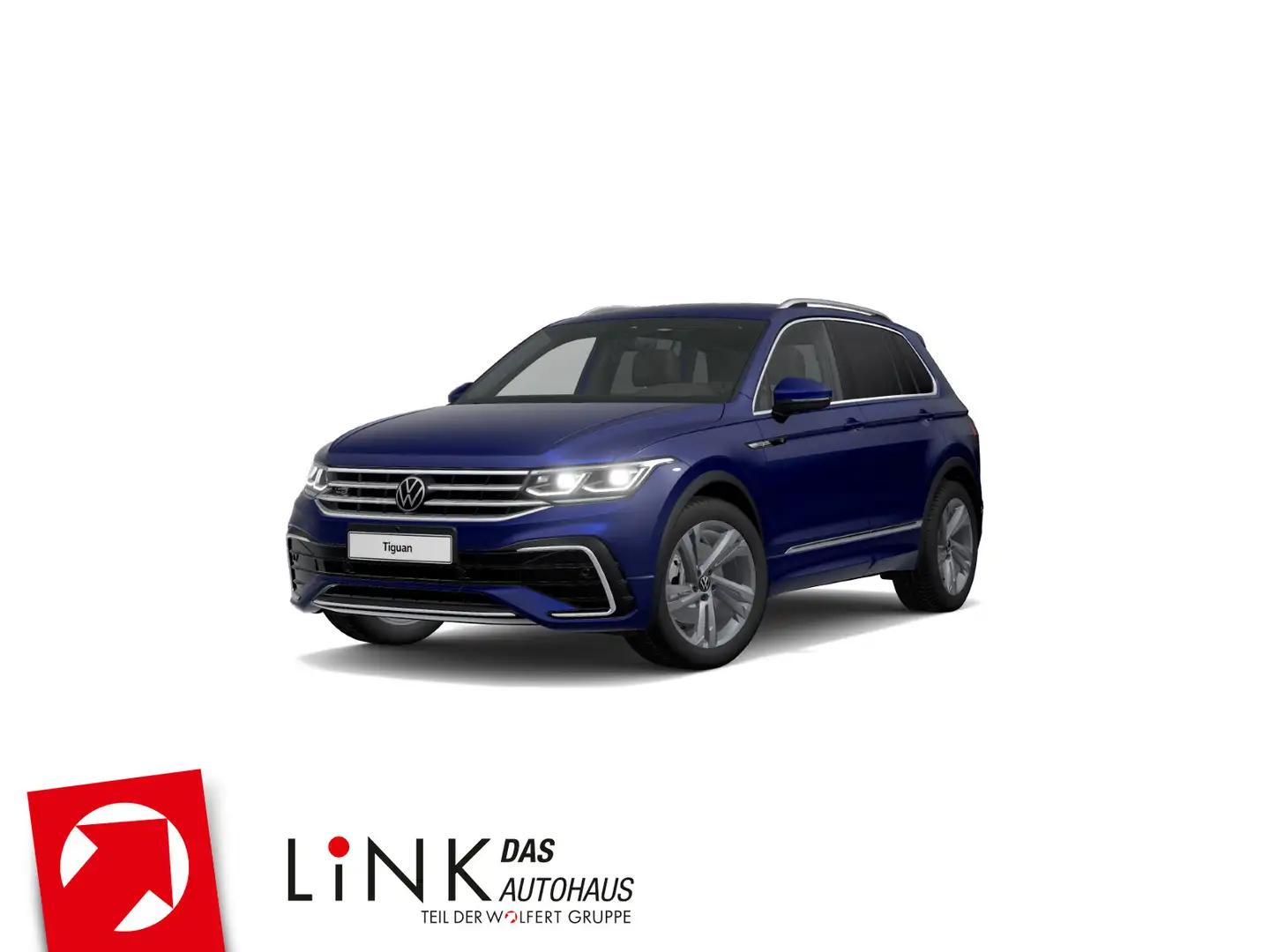 Volkswagen Tiguan R-Line 2.0 TDI DSG 4M AHK MATRIX AREA VIE Blau - 1