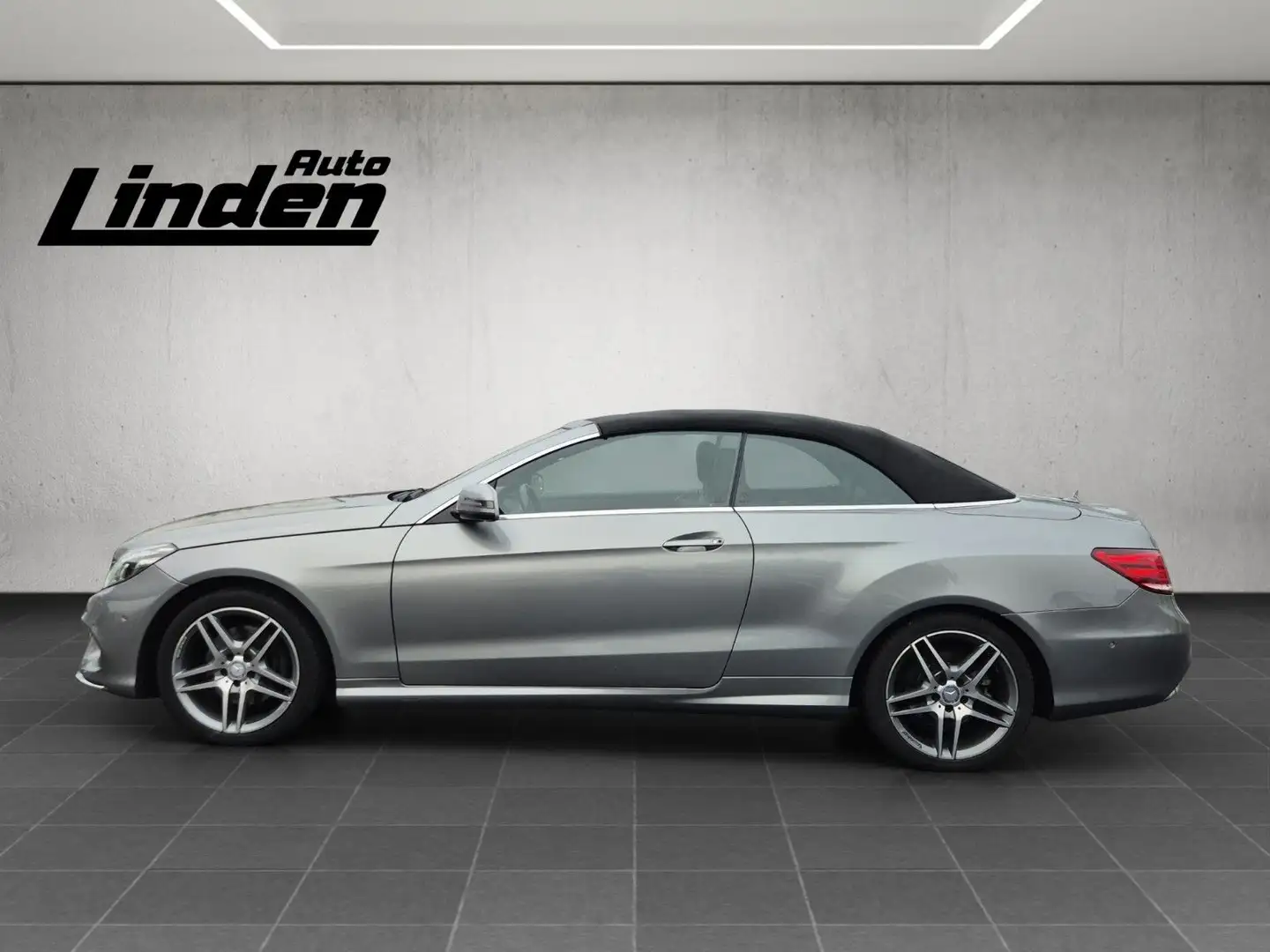 Mercedes-Benz E 350 E350 Cabrio AMG H&K Leder LED PDC SHZ Gümüş rengi - 2