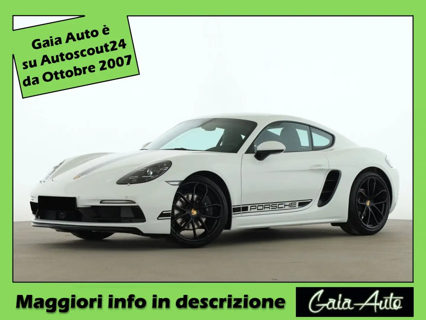 Porsche 718 Cayman 2.0 T 299CV (su richiesta diversi modelli) Blanc - 1