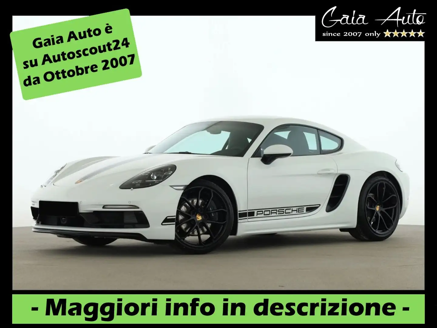 Porsche Cayman 718 2.0 T 299CV (su richiesta diversi modelli) Bianco - 1