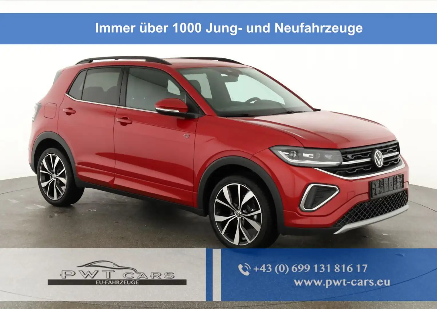 Volkswagen T-Cross 1.5 TSI 110 kW R-Line DSG R-Line, AHK, IQ.Light... Rot - 1