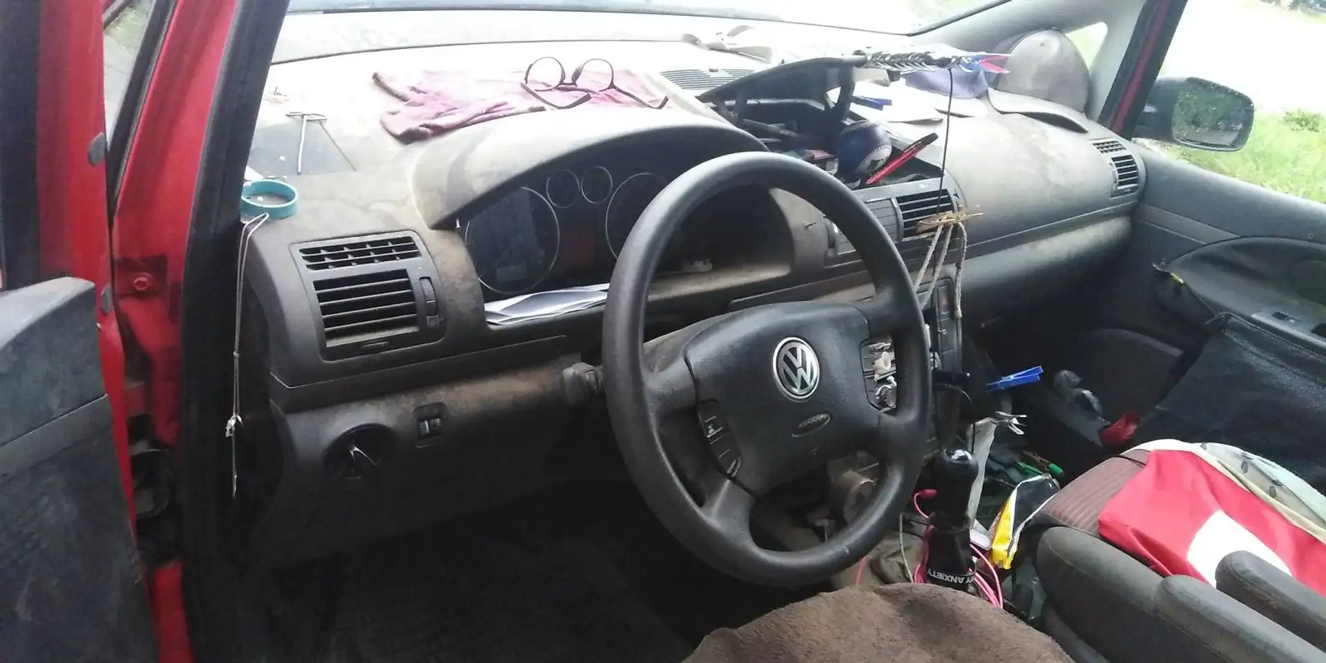 Volkswagen Sharan Tüv 10/26 TDI 116PS Rot - 2
