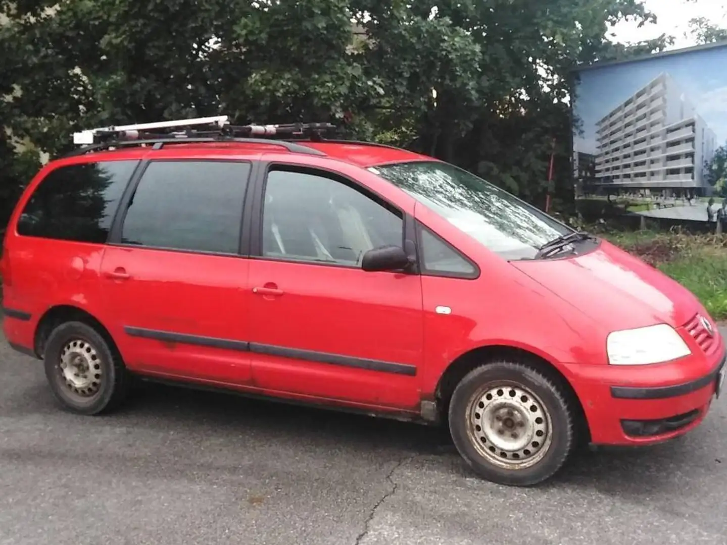 Volkswagen Sharan Tüv 10/26 TDI 116PS Rot - 1
