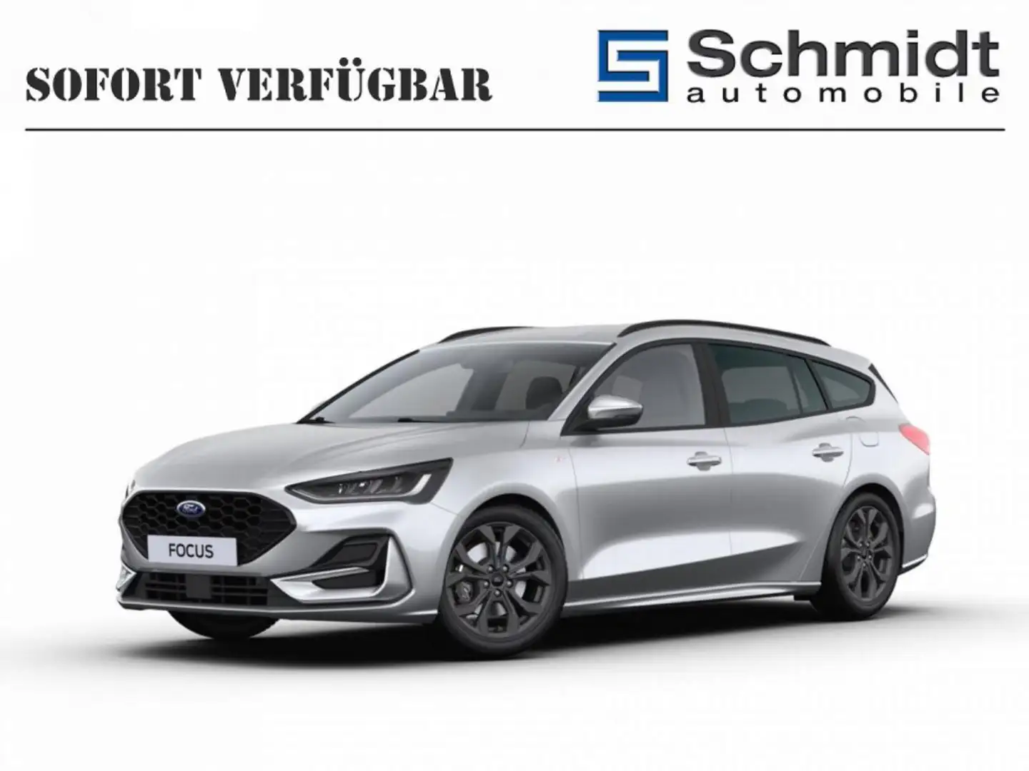 Ford Focus ST-Line Tra. 1,5 Eblue 115PS A8 F Silber - 1