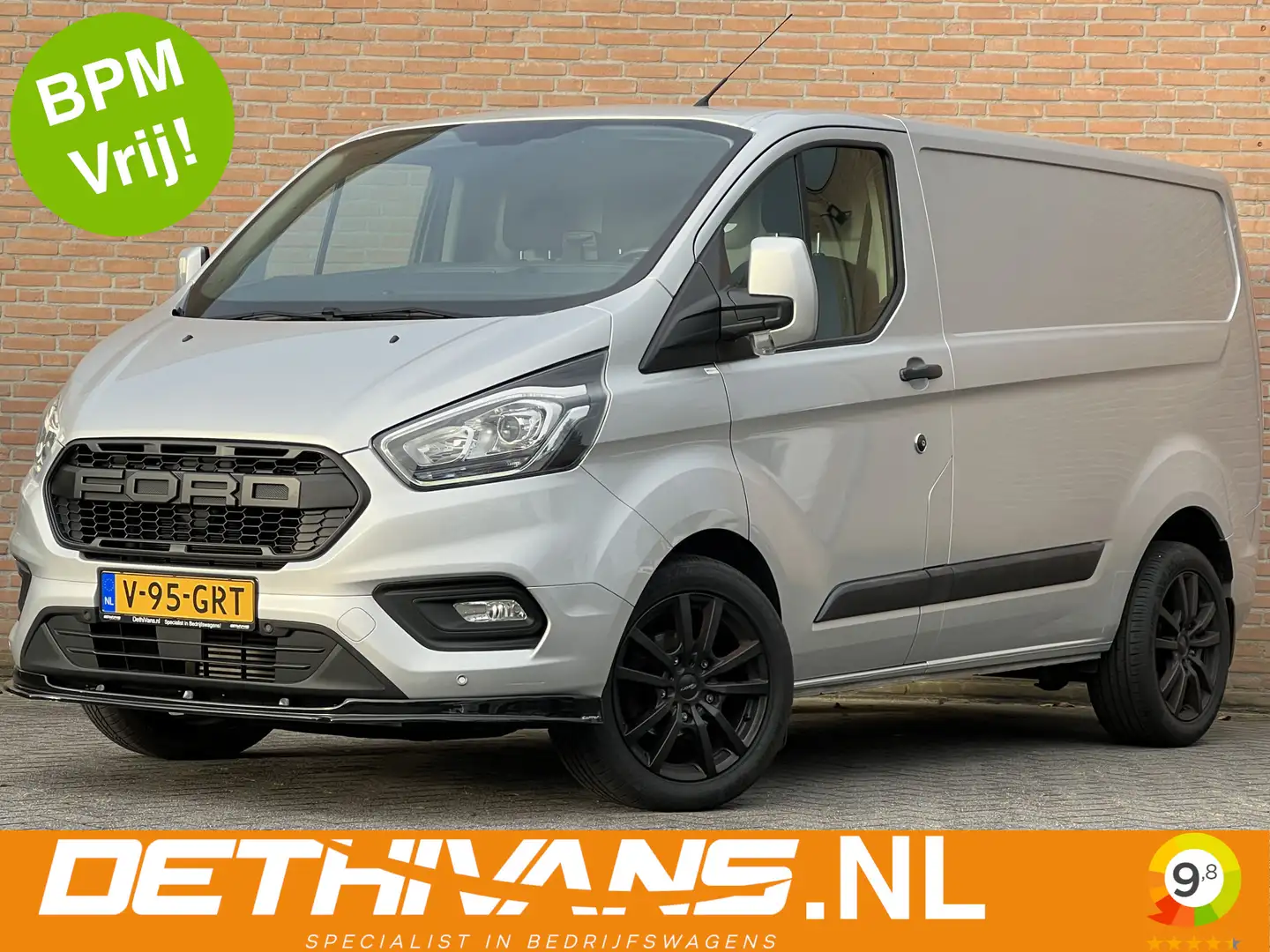 Ford Transit Custom 2.0TDCI 130PK Automaat / Cruisecontrol / Euro6 Срібний - 1