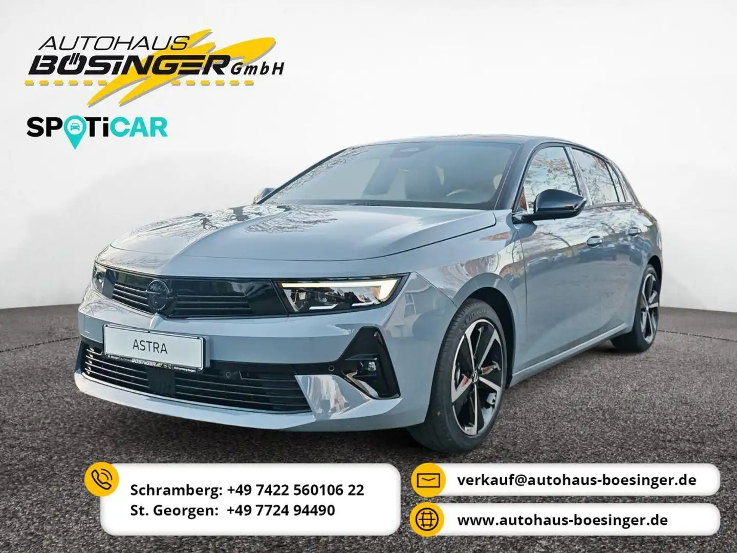 Opel Astra GS Autom TechPaket HUD/SHZ-LHZ/PDC/CAM/AHK Gris - 1