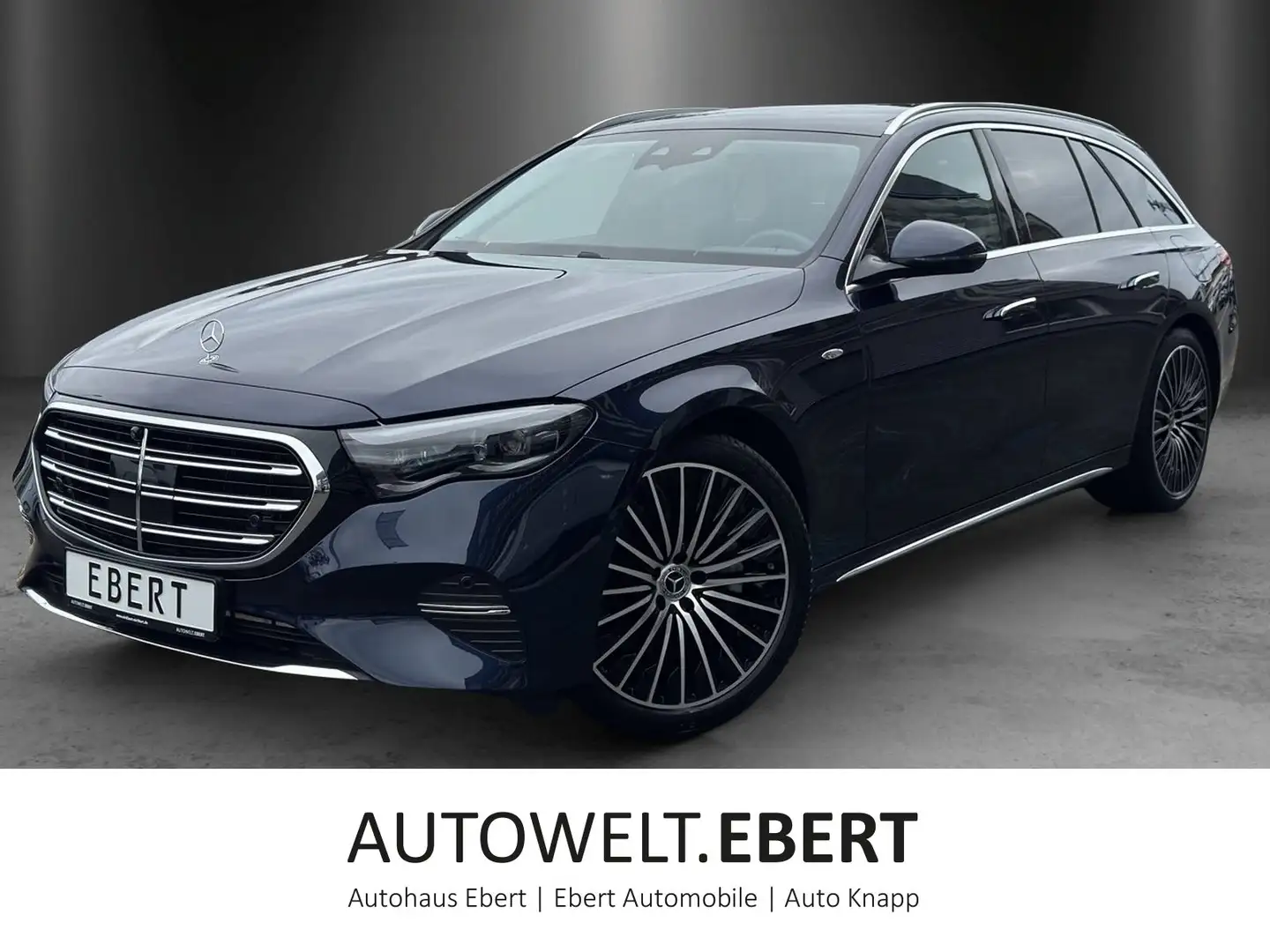 Mercedes-Benz E 300 E300de T Exclu Prem+ AIRMATIC Massage AHK 20"AMG Blauw - 1