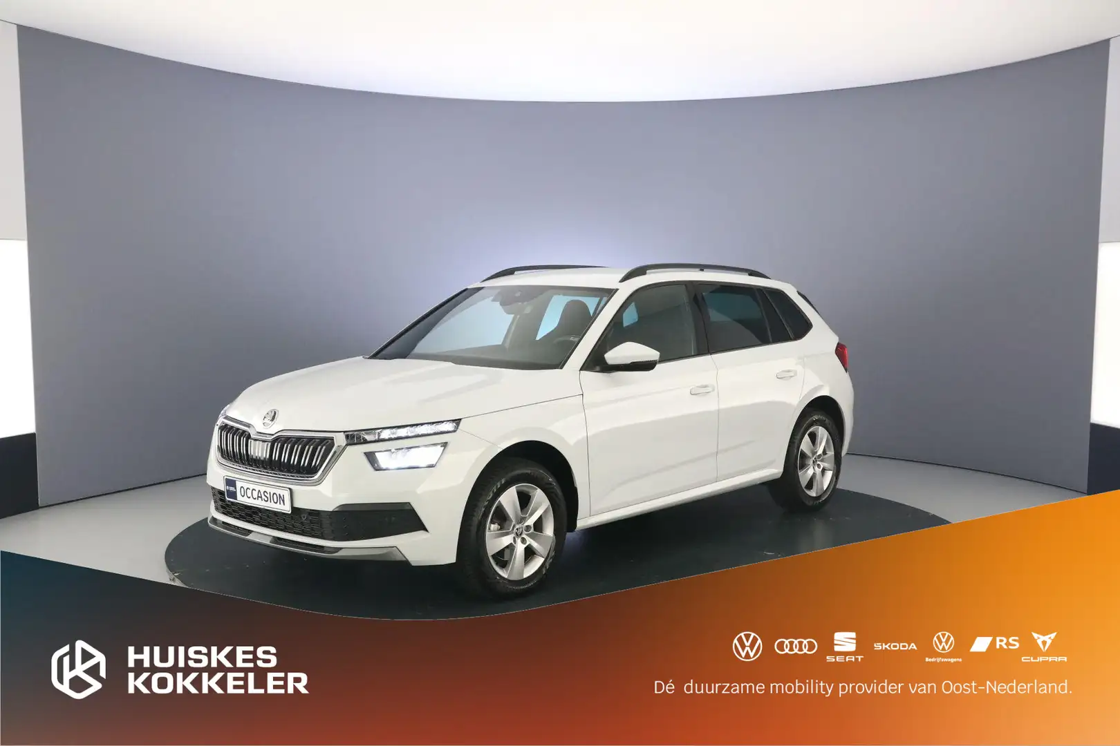 Skoda Kamiq Sport Business 1.0 TSI 110pk Navigatie, Cruise con Wit - 1