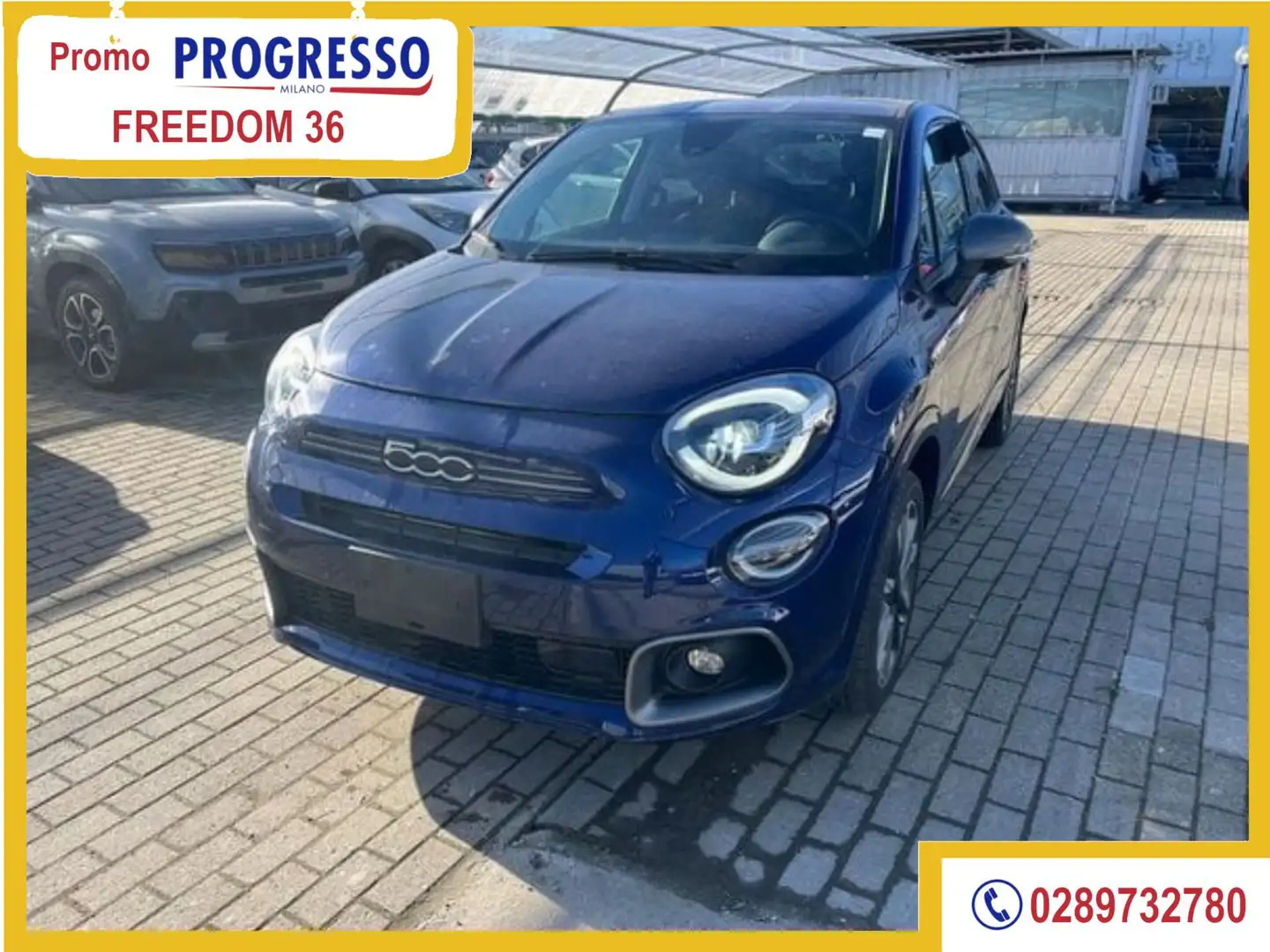 Fiat 500X 500X 1.5 T4 Hybrid 130 CV DCT Sport Blu/Azzurro - 1