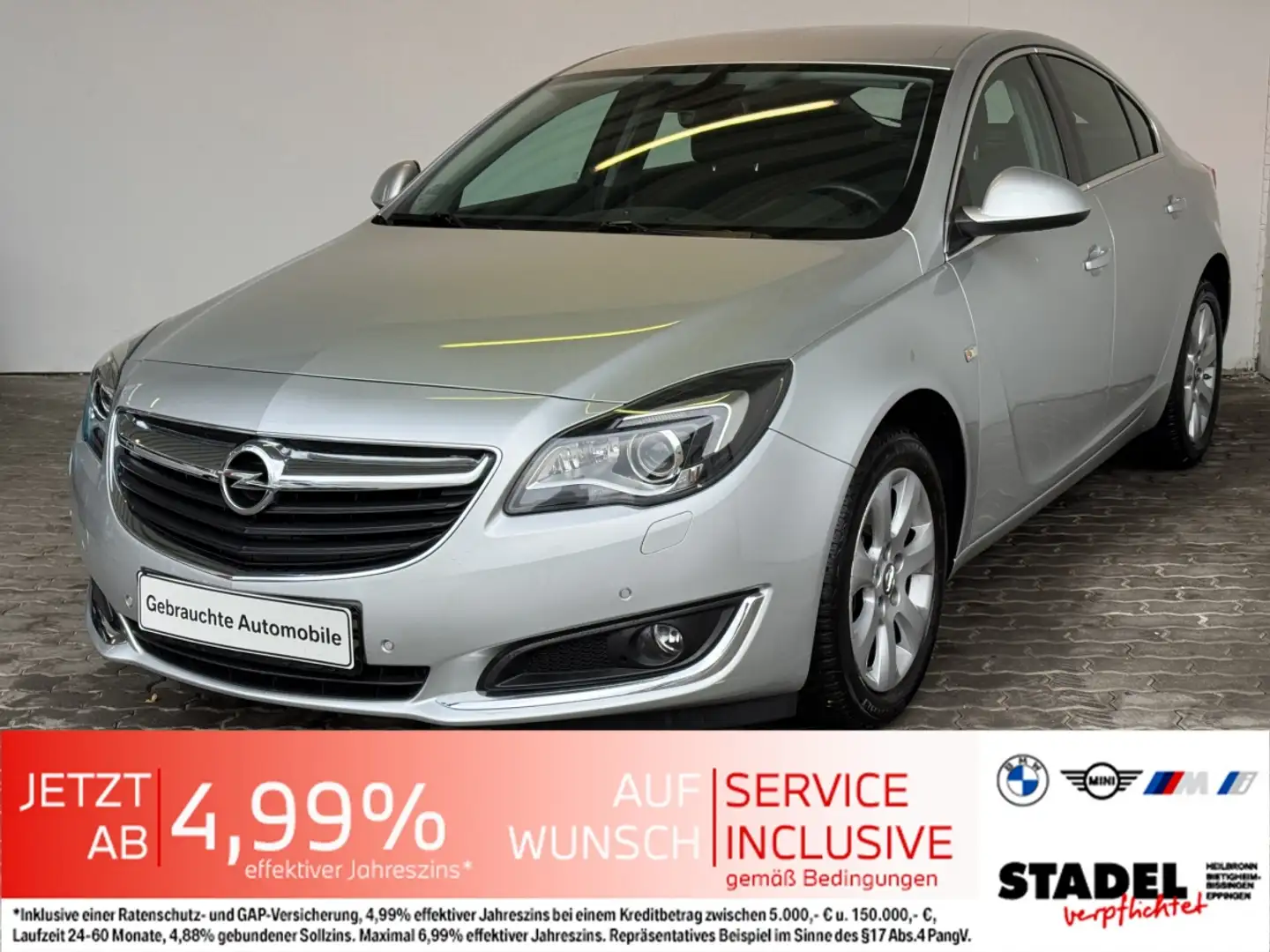 Opel Insignia 1.6 ECOTEC Turbo Navi.PDCvohi Silber - 2