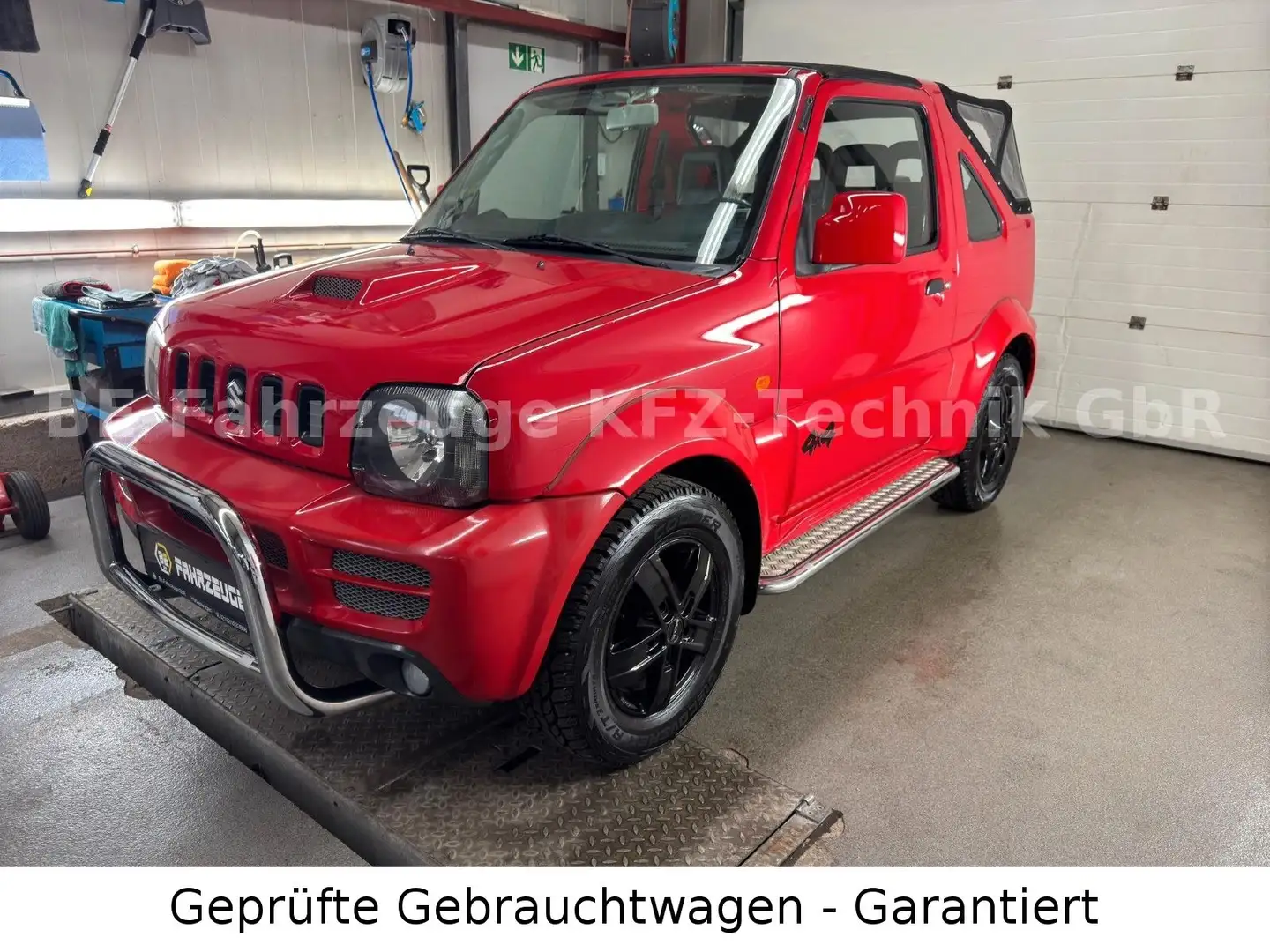 Suzuki Jimny Rock am Ring Cabrio *Klima*Leder*LED* Rot - 2