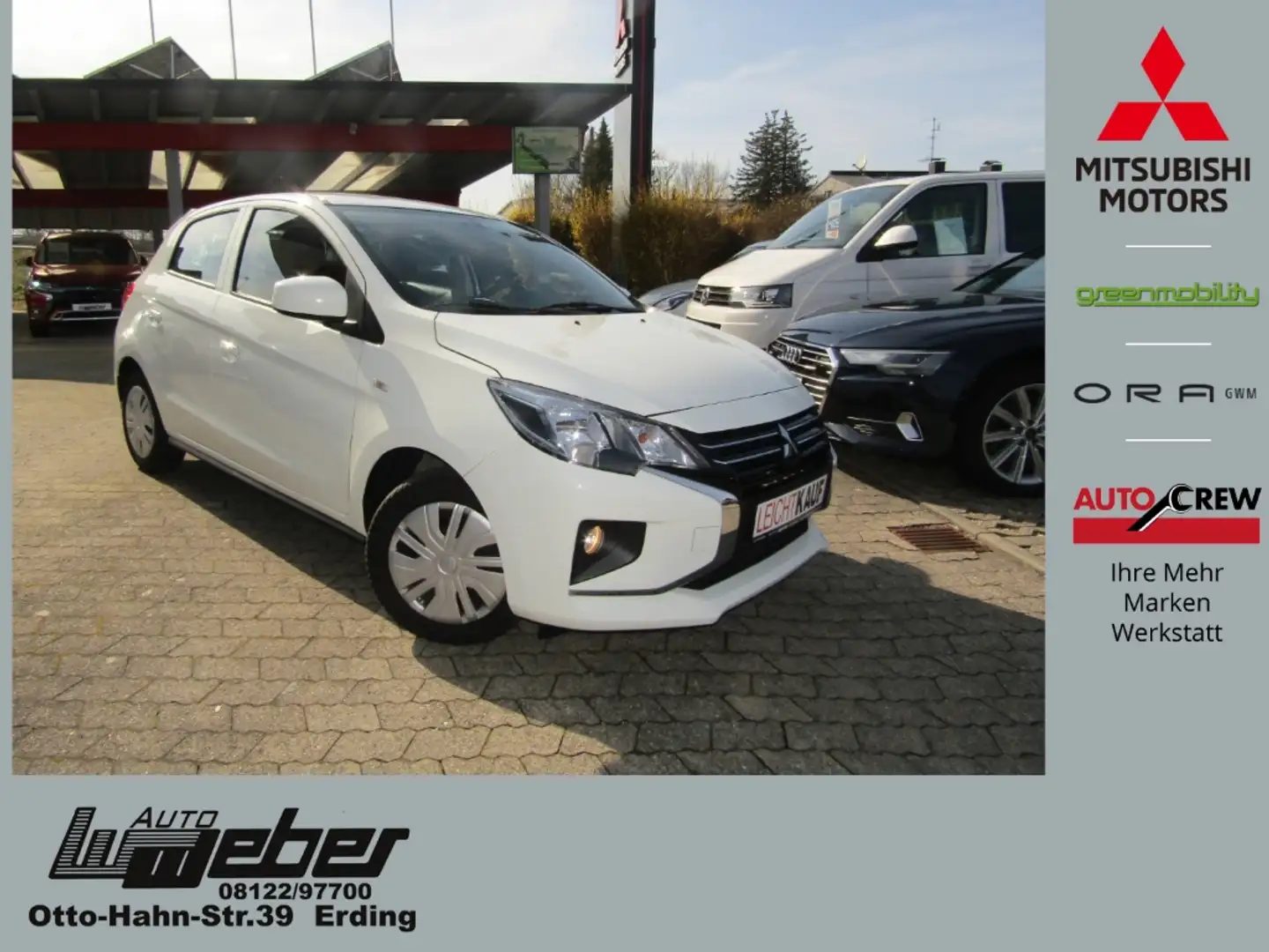 Mitsubishi Space Star Select 1.2 MIVEC 5-Gang KLIMA FSE RADIO BT Weiß - 1