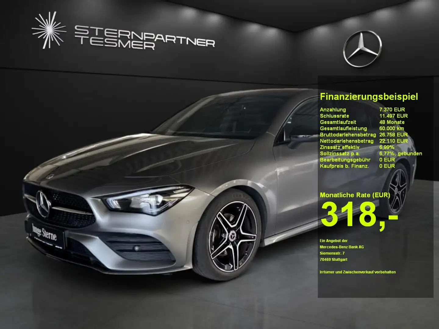 Mercedes-Benz CLA 200 SB AMG - Ambiente - Sound - Night - LED Grijs - 1