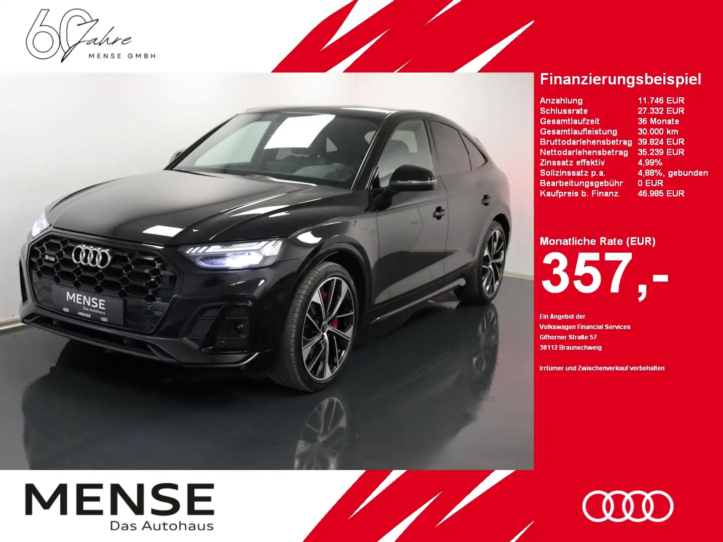 Audi SQ5 Sportback 3.0 TDI quattro tiptronic |Matrix Schwarz - 1