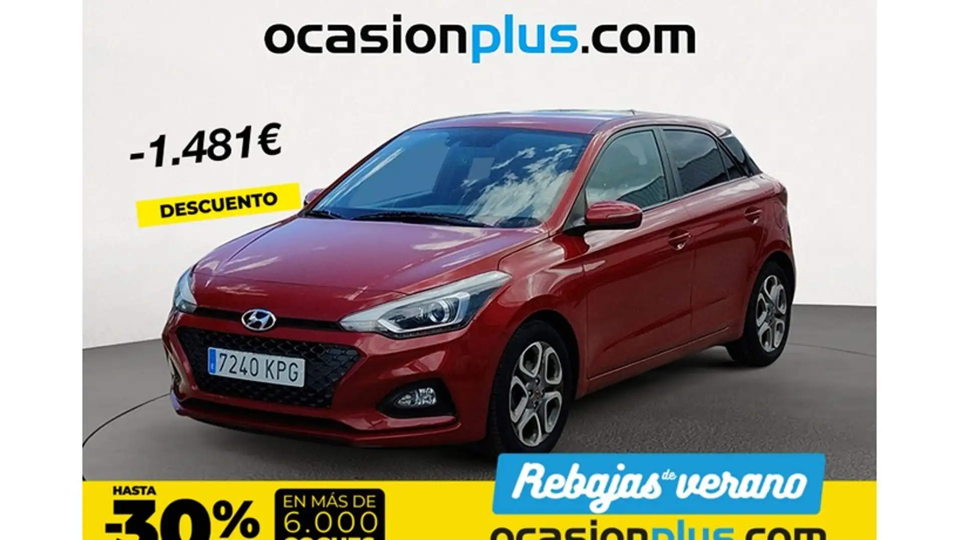 Hyundai i20 1.0 TGDI Tecno LE DT 100 Rojo - 1