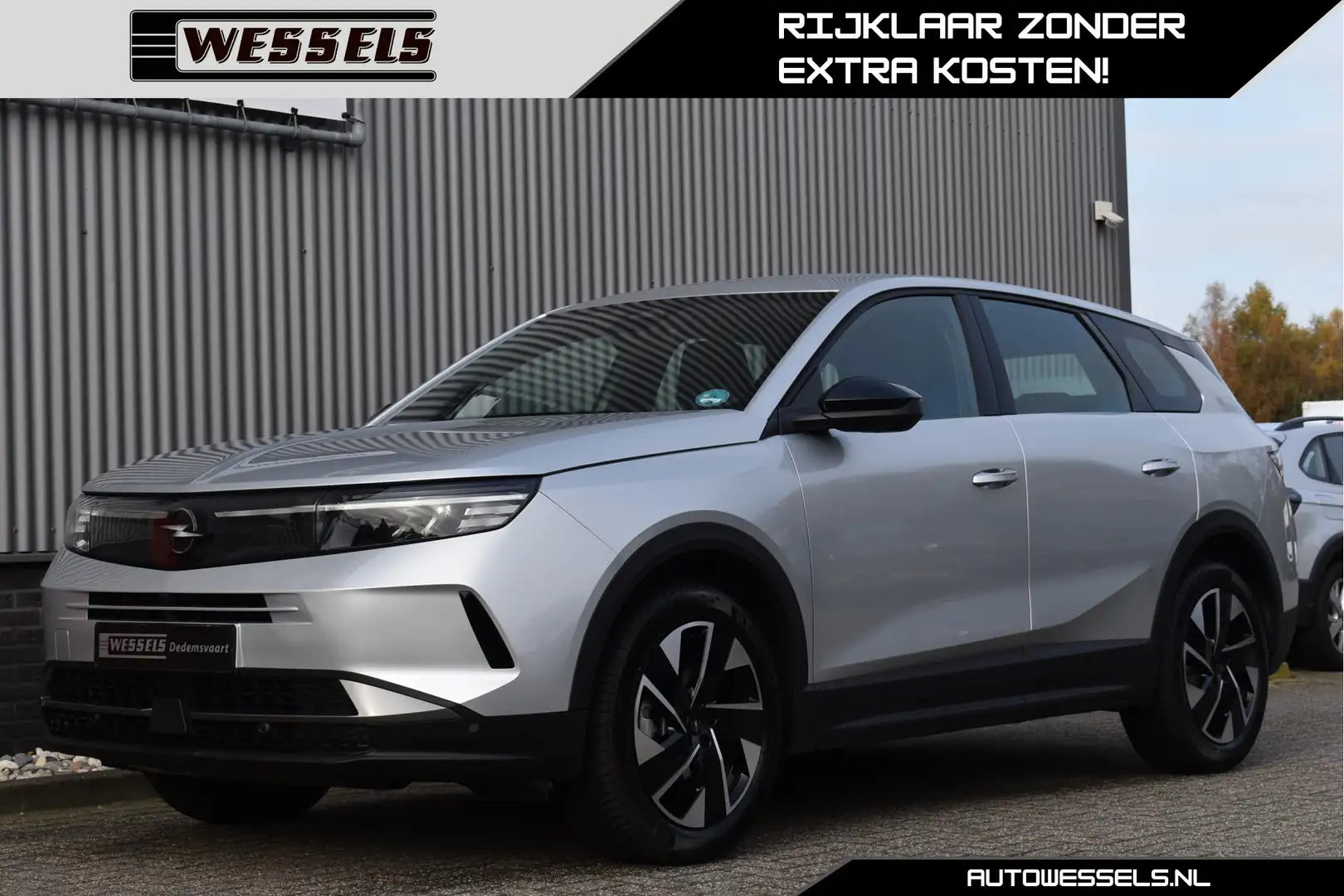 Opel Grandland 1.2 Turbo Hybrid Edition Adaptive cruise, 360", St Zilver - 1