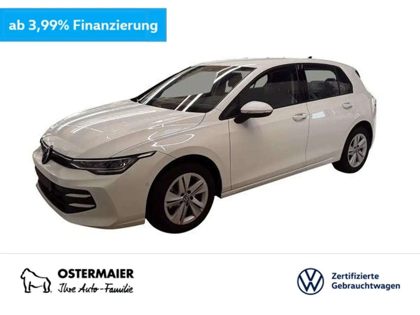 Volkswagen Golf VIII LIFE 1.5TSI 116PS ACC.5J-G.KAMERA.VIRTUAL.LED Weiß - 1