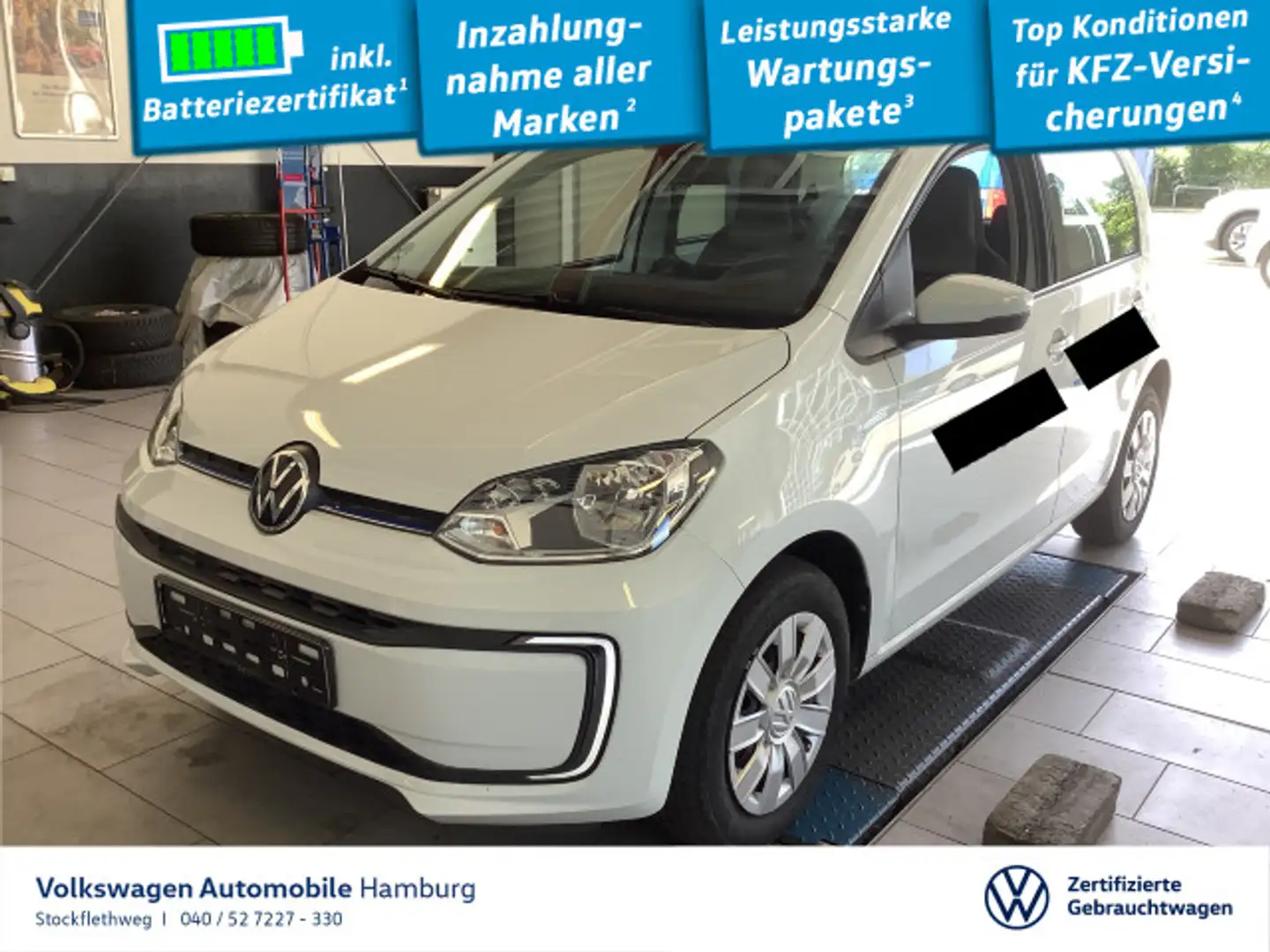 Volkswagen e-up! move up! Klima Radio DAB+ CCS-Ladedose Weiß - 1