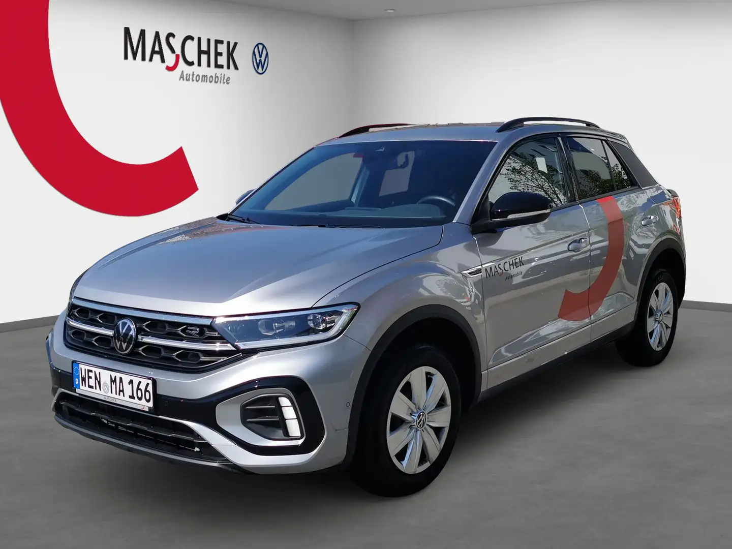 Volkswagen T-Roc R-Line 1.5 TSI DSG Matrix AHK Navi ACC DCC RearVie Silber - 1