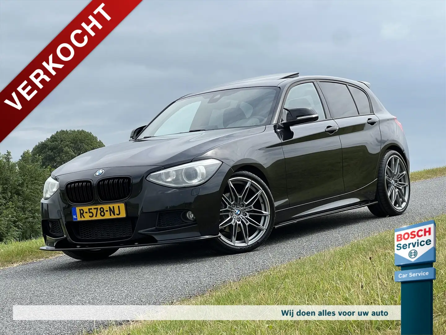 BMW 125 1-Serie 125i M-Sport / Schuif-kantel dak / Harman/ Zwart - 1
