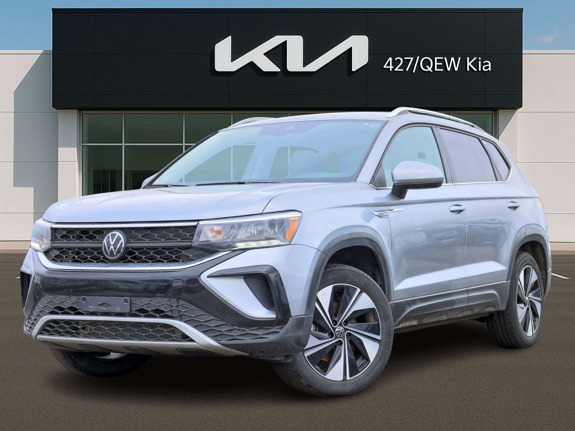 Silver 2024 Volkswagen Taos SUV / Crossover 7-Speed Automatic