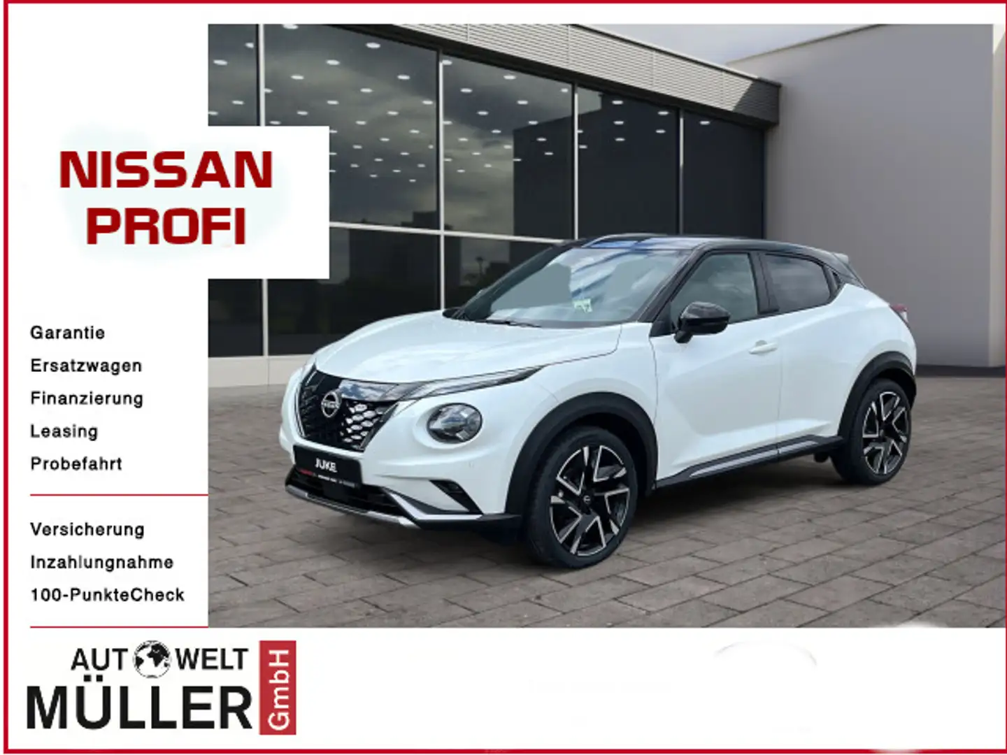Nissan Juke JUKE 1.6 HYBRID 143 PS 4AMT N-Design Tech ProPIL Blanco - 1